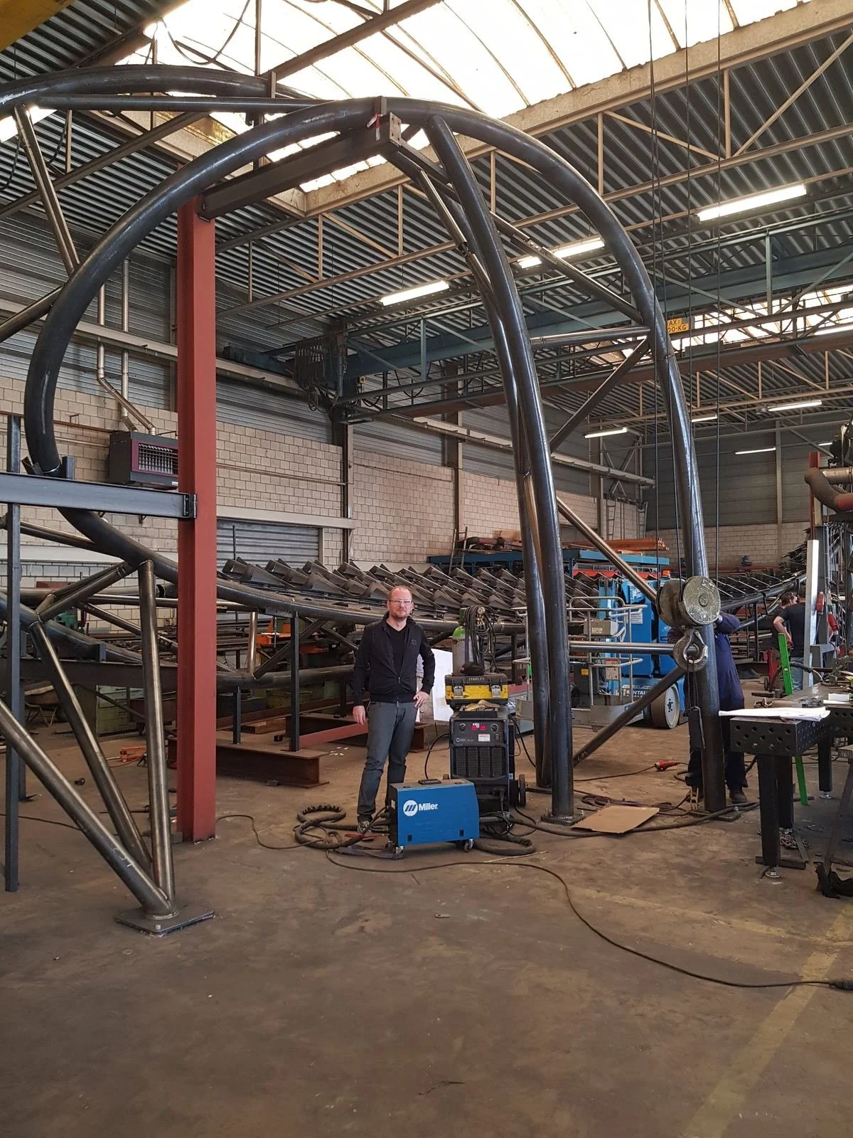 Zwerm kinetic canopy by Tjep. in Eindhoven