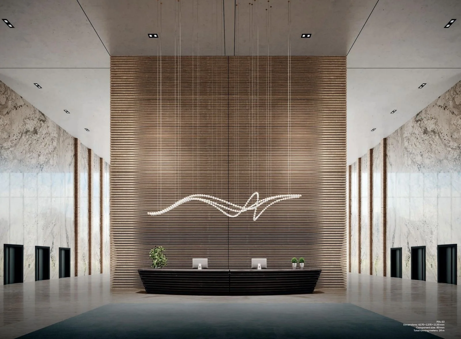 Pearl Drop lighting by Tjep. with Preciosa