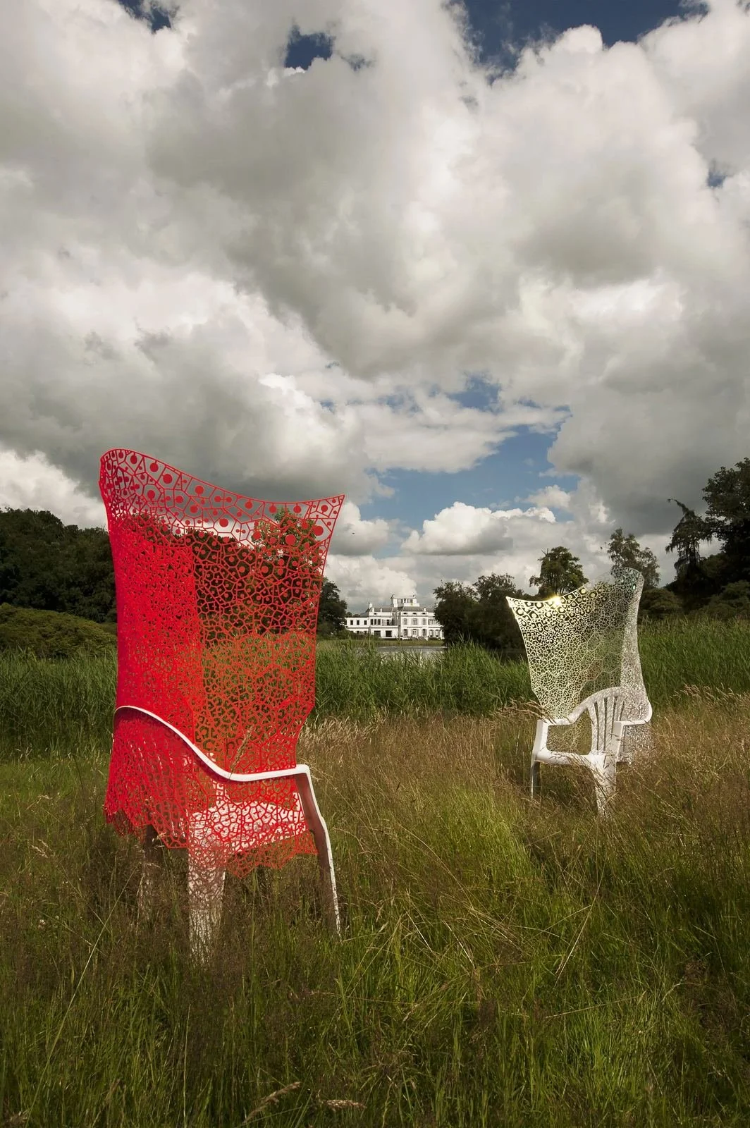 Transparent Thrones by Tjep. at Paleis Soestdijk