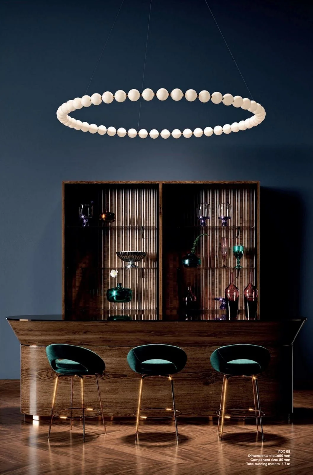 Pearl Drop lighting by Tjep. with Preciosa