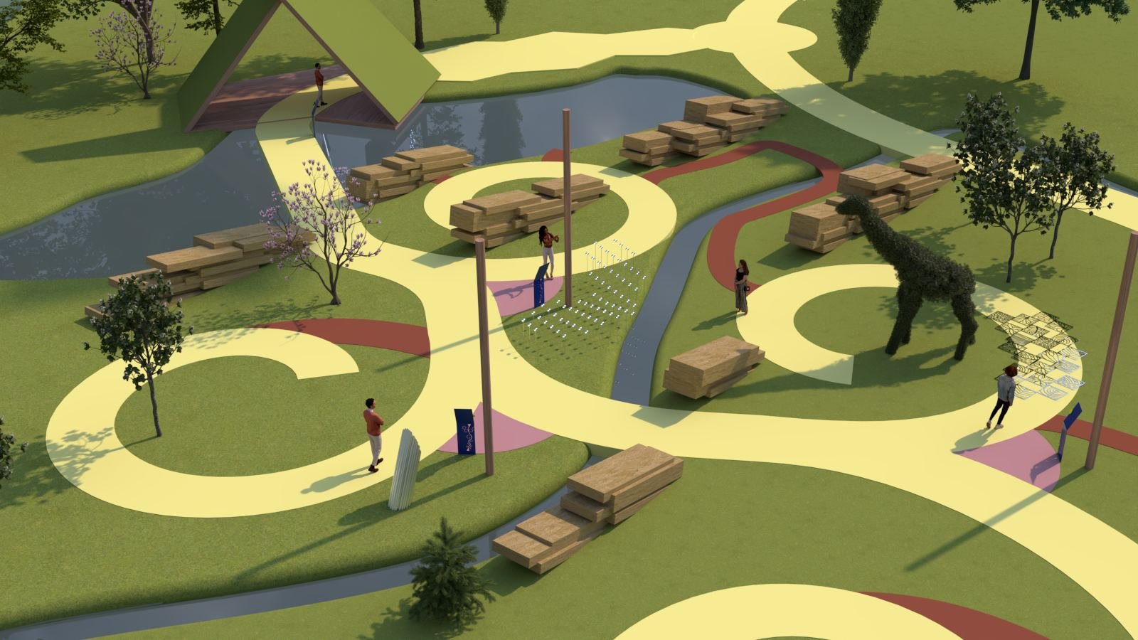 Evolution Garden by Tjep. at Utrecht University