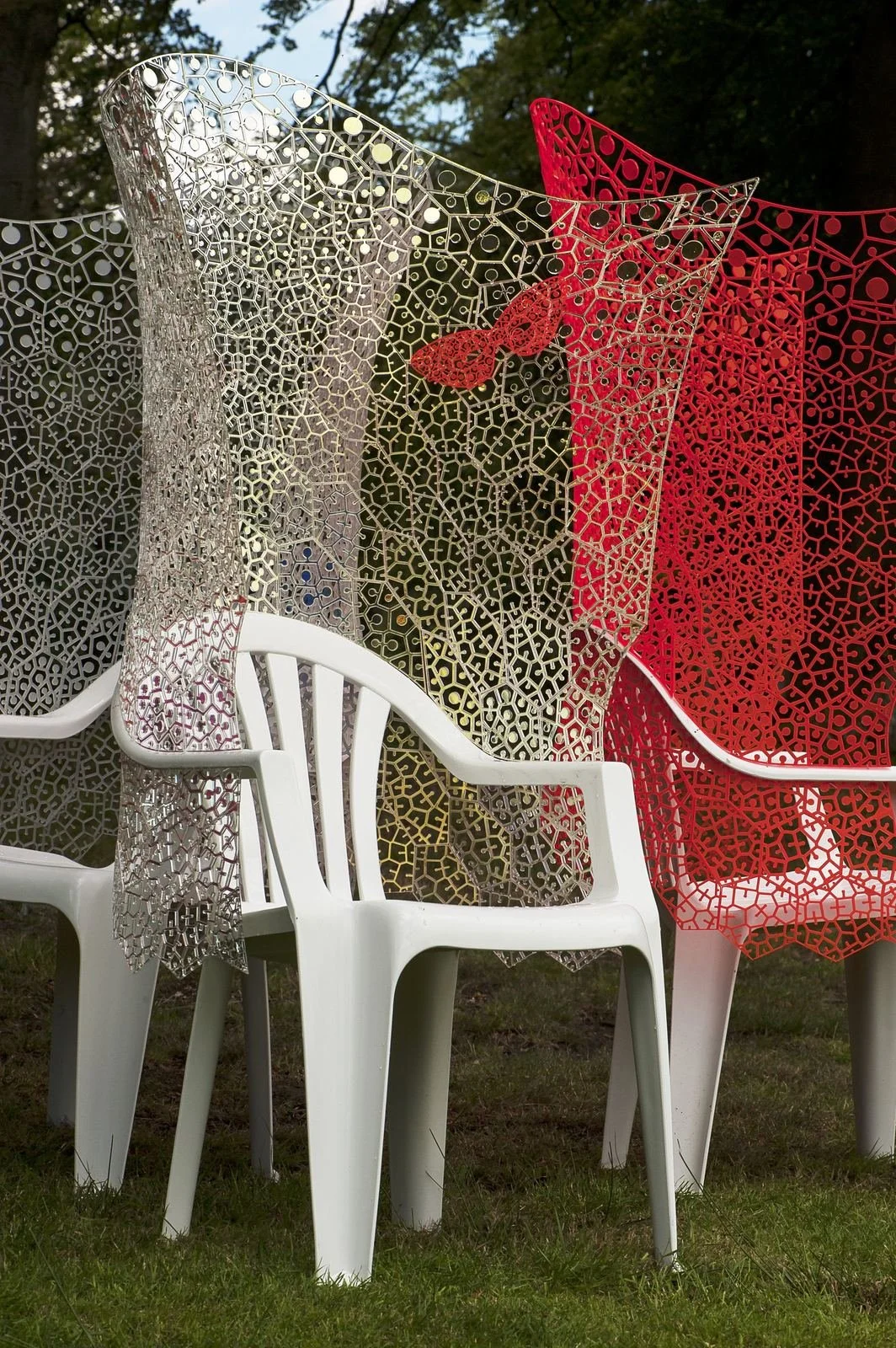 Transparent Thrones by Tjep. at Paleis Soestdijk