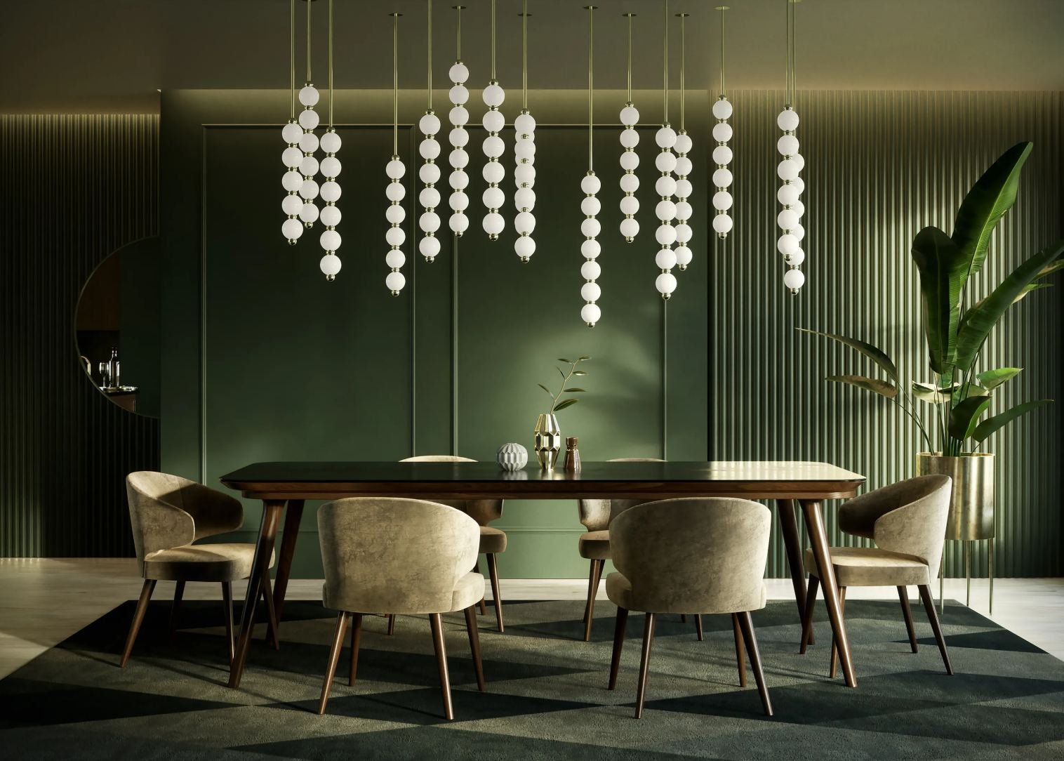 Pearl Drop lighting by Tjep. with Preciosa