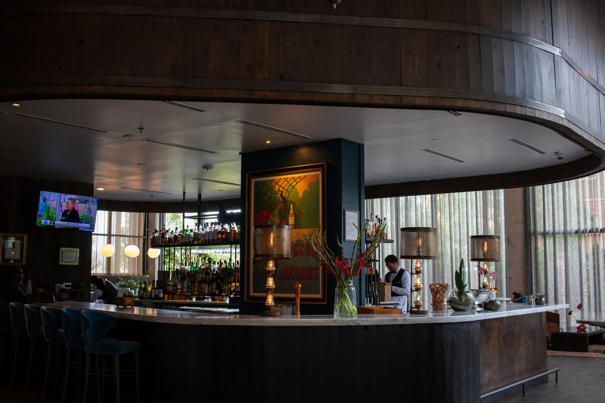 White Oak Barrel Bar
