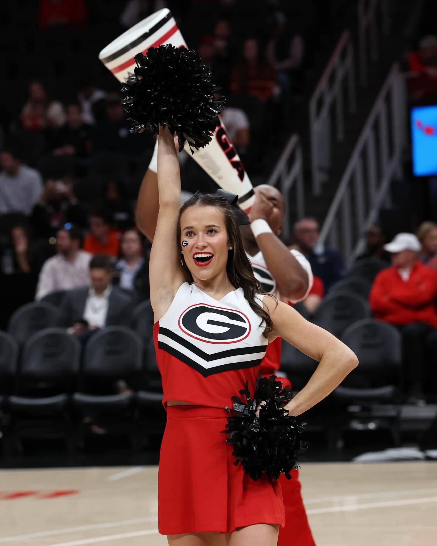 Cheer and Dance for Auburn &amp; Georgia at @holiday_hoopsgiving 

Captured Dec. 13, 2025