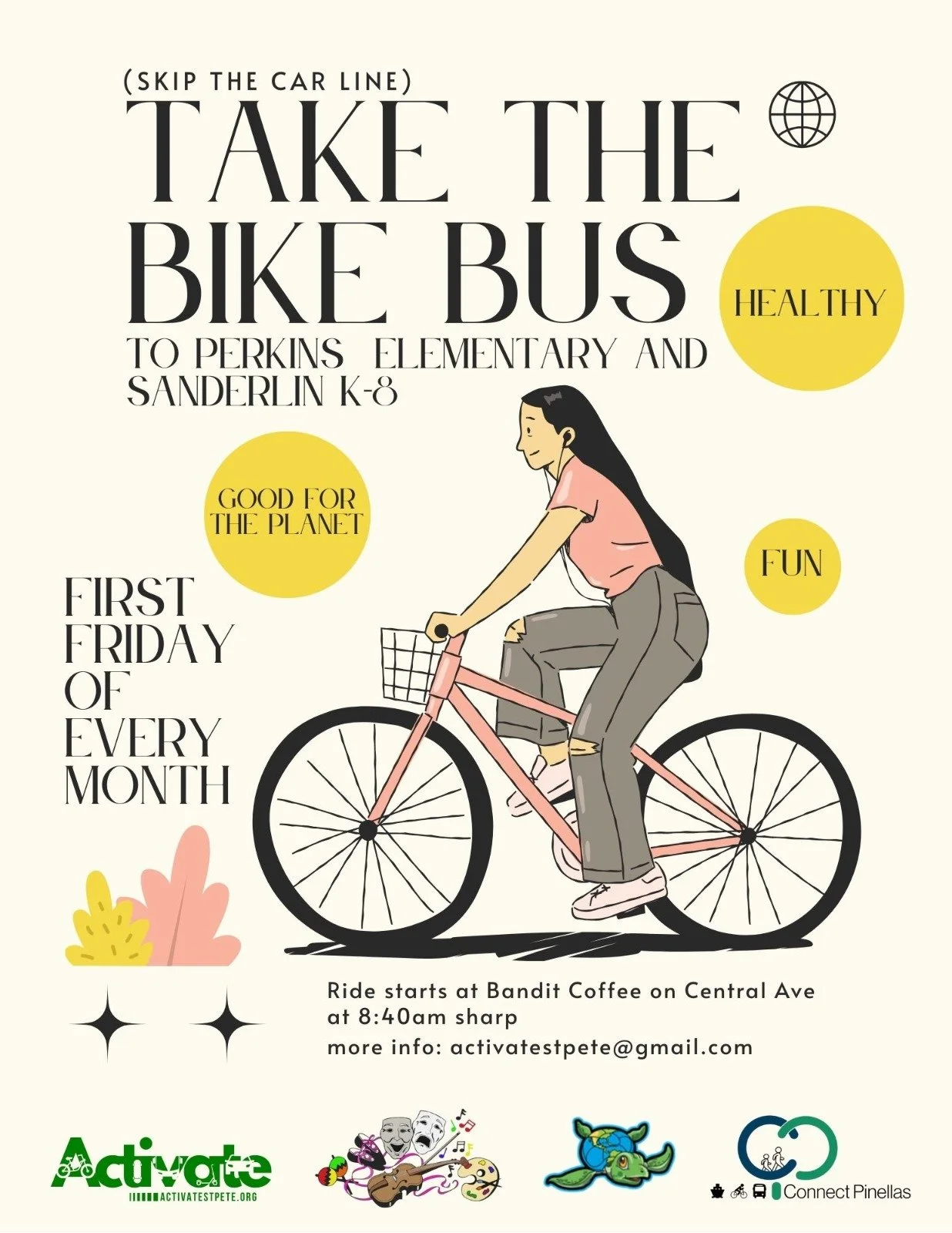 Sanderlin Bike Bus - October