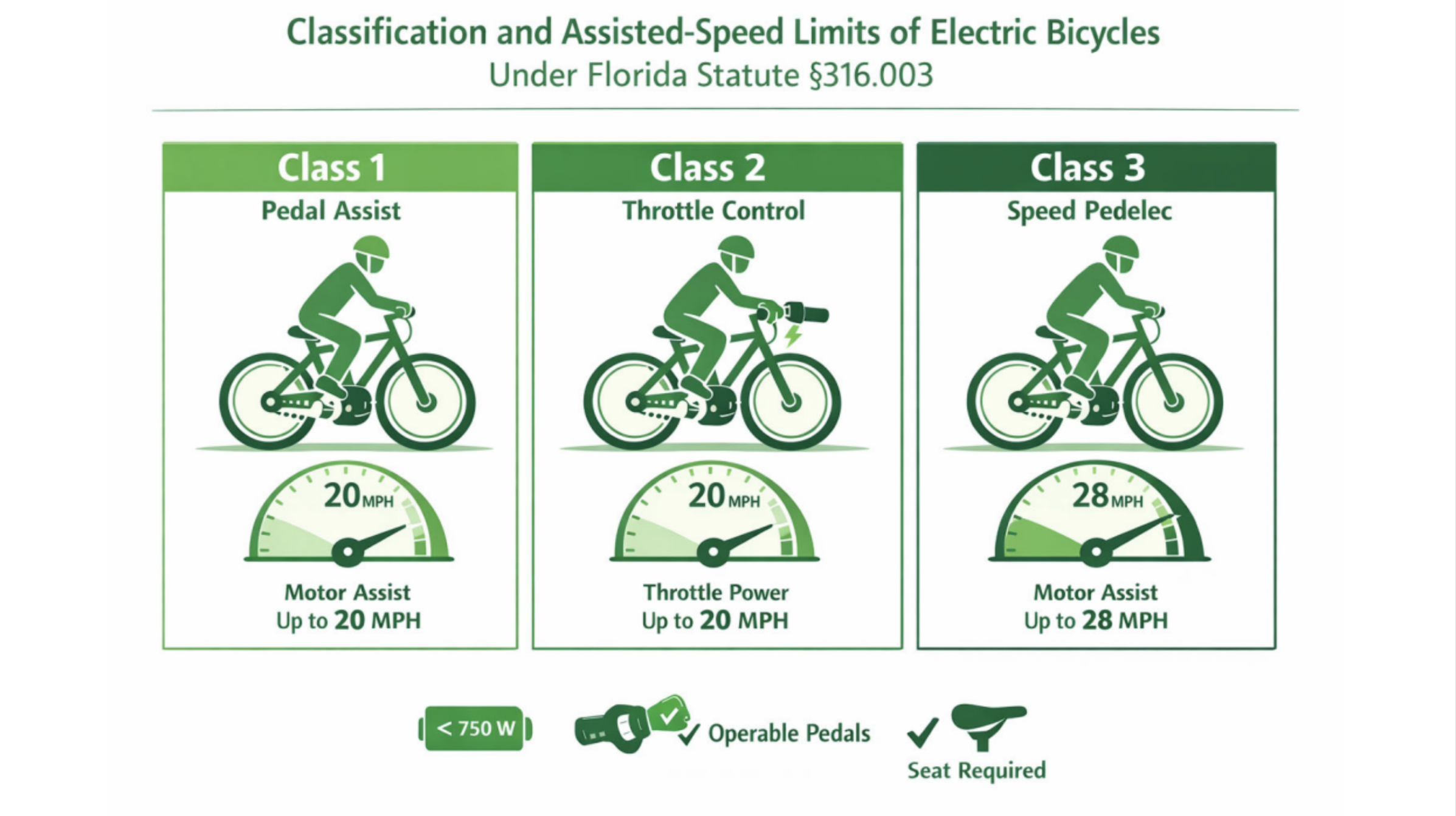 (Source Electric Bicycles (E-Bike), Chanyoung Lee, Ph.D. Center for Urban Transportation Research (CUTR), USF,  2026) 