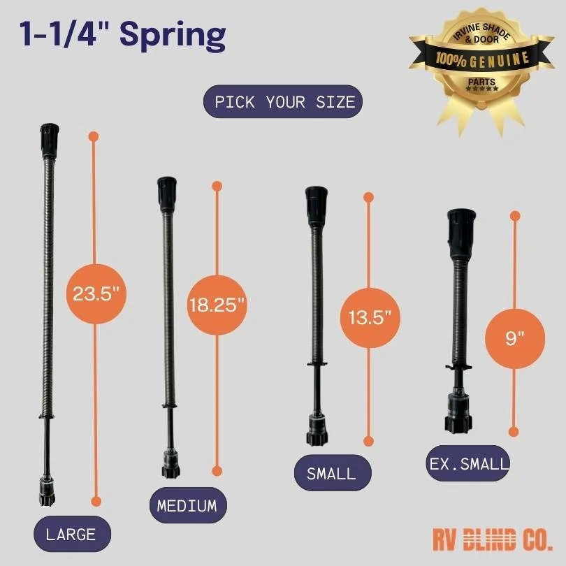 1-1/4" Slow-Rise Roller Shade SPRING