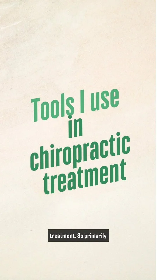 These are just some of the tools I use every day in my treatment sessions!
1. MY HANDS!
Soft tissue therapy, joint mobilization, and spinal manipulation make up the majority of my treatments, all of which are primarily done with my personal favourit