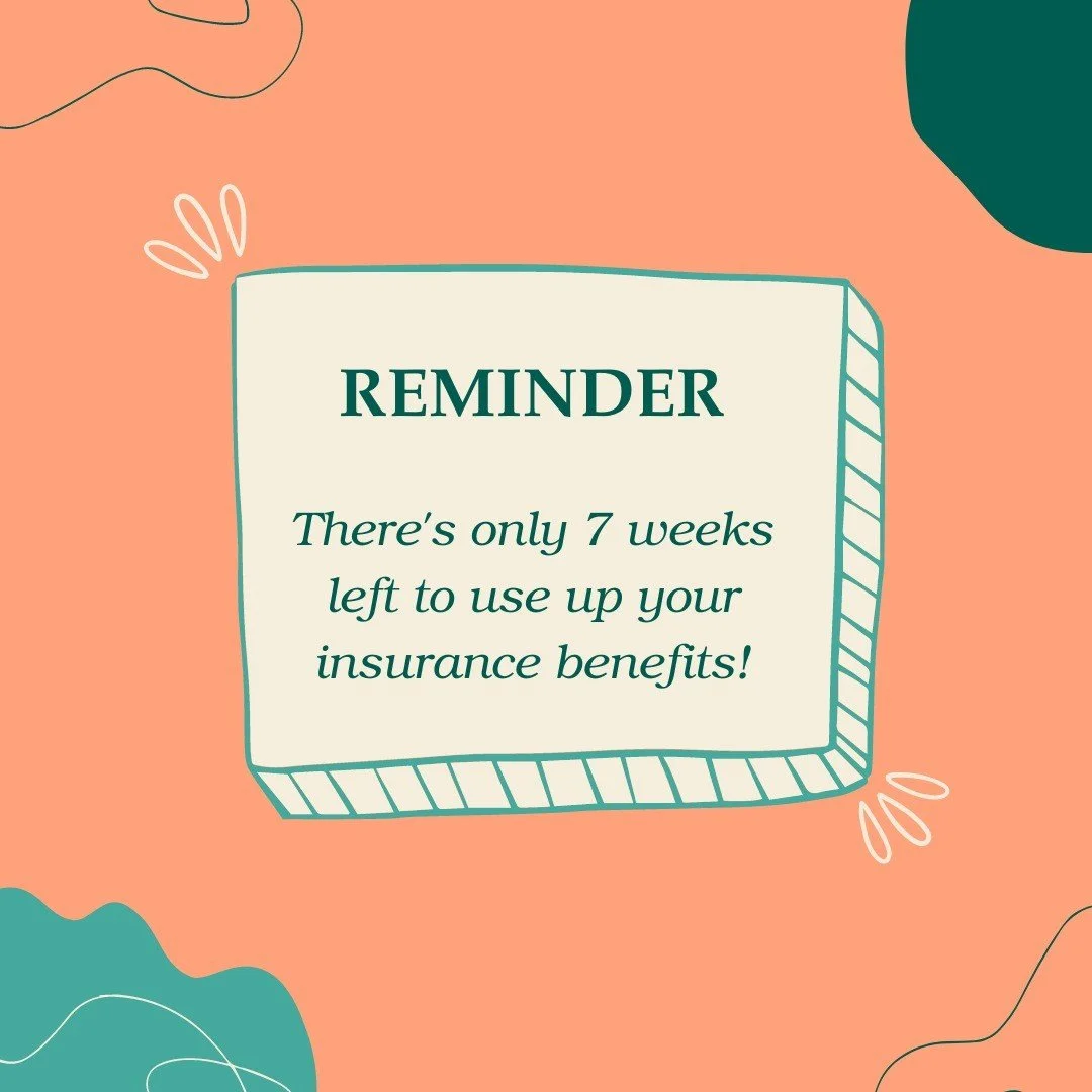 Living with nagging aches and pains? Why wait to feel better? Be sure to use up all your benefits that YOU pay into before the end of the year!
☺ Both my locations direct bill most insurance companies
☺ Reach out to find out how I can help you feel