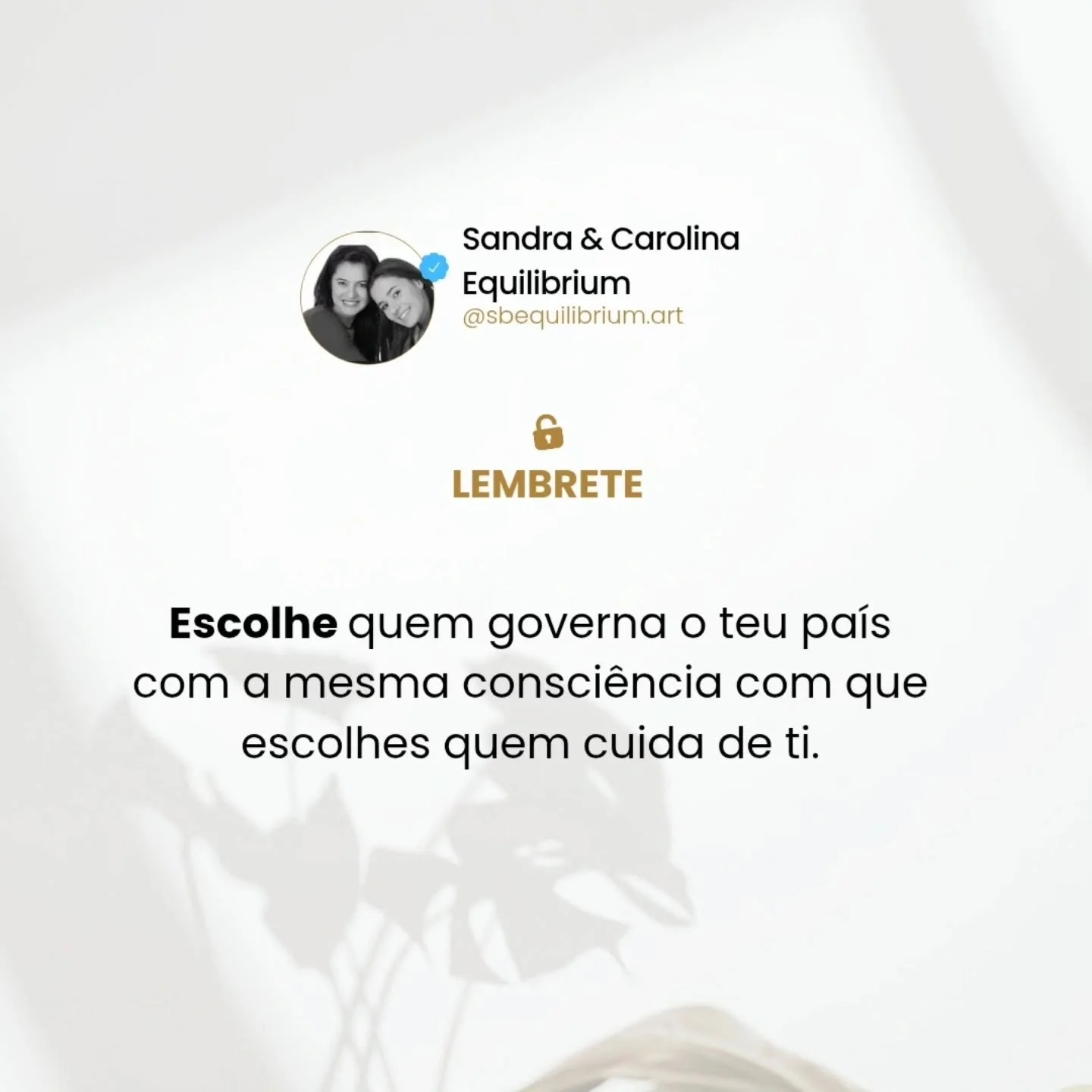 Hoje a voz &eacute; nossa. J&aacute; votaram? Contem-nos como est&atilde;o a viver este domingo. 👇