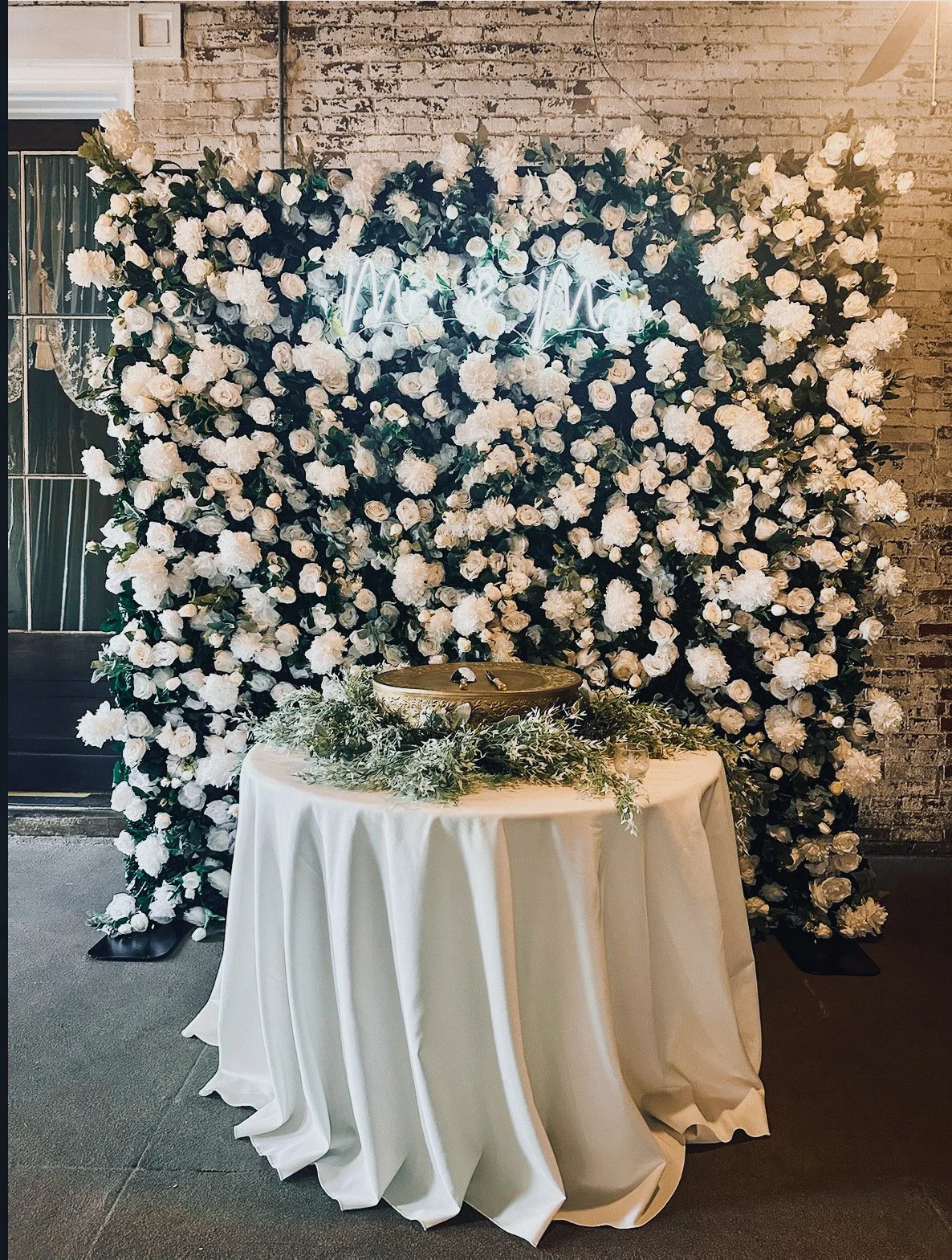 Green White Flower Wall.JPEG