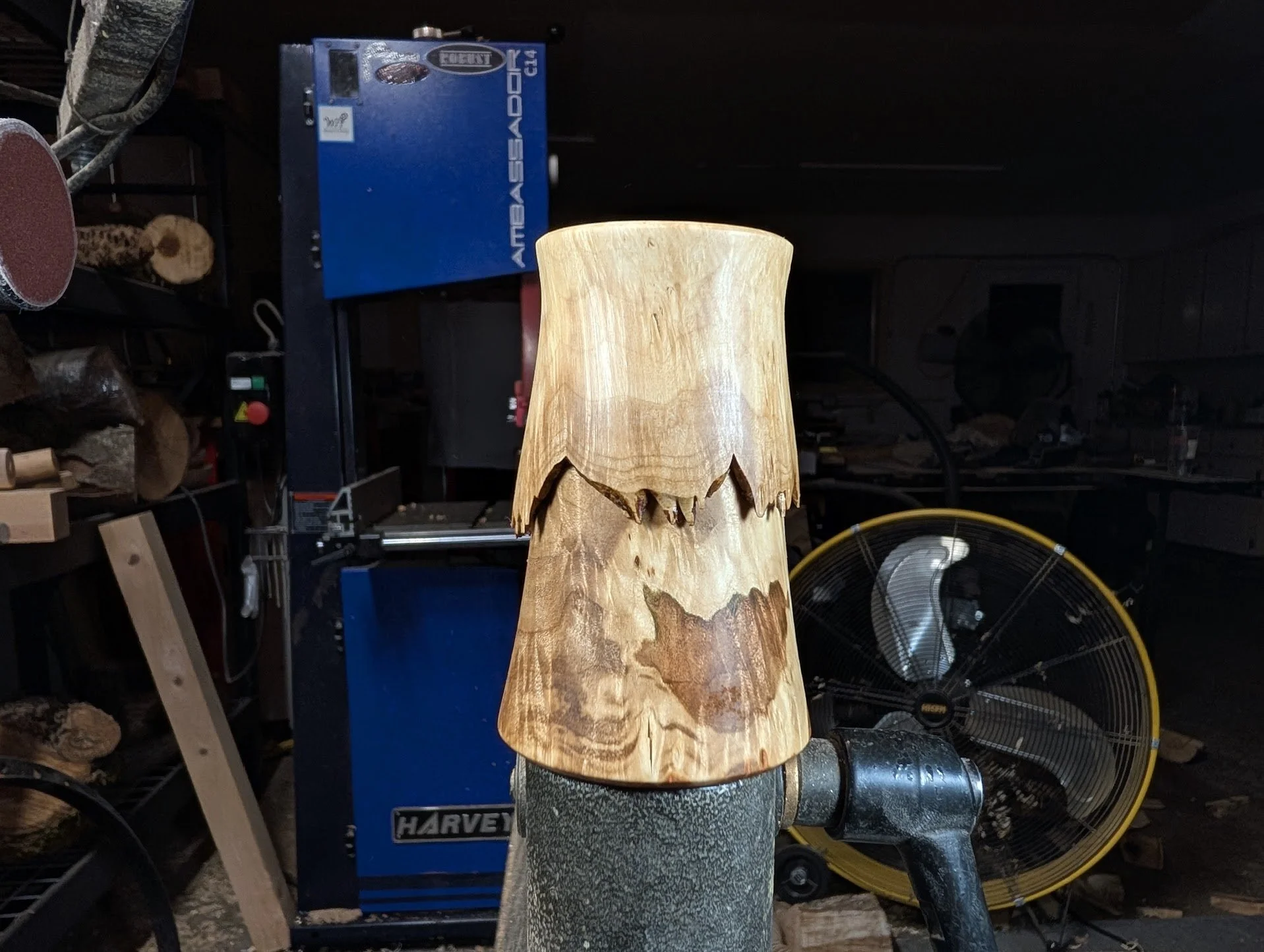 Reverse Live Edge Big Leaf Maple Burl Lidded Box