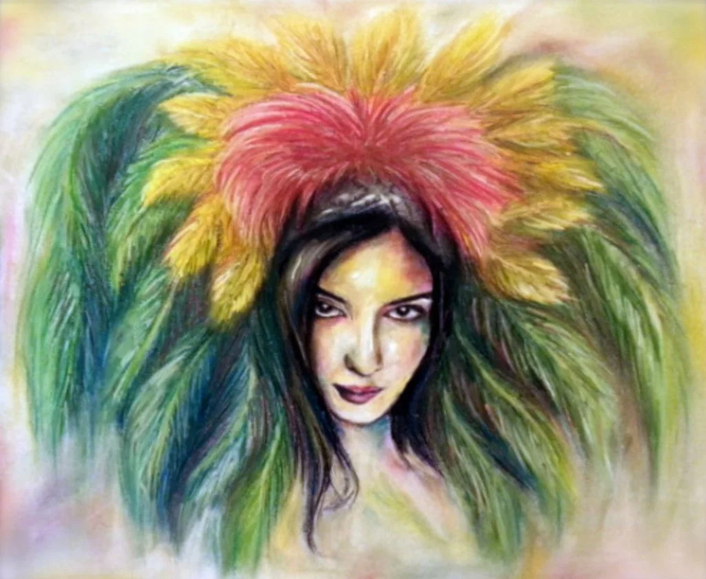 Tobas (pastel on paper)