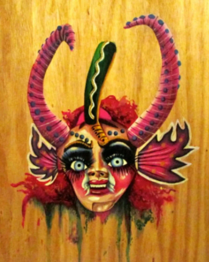 China Supay (Oil on wood)