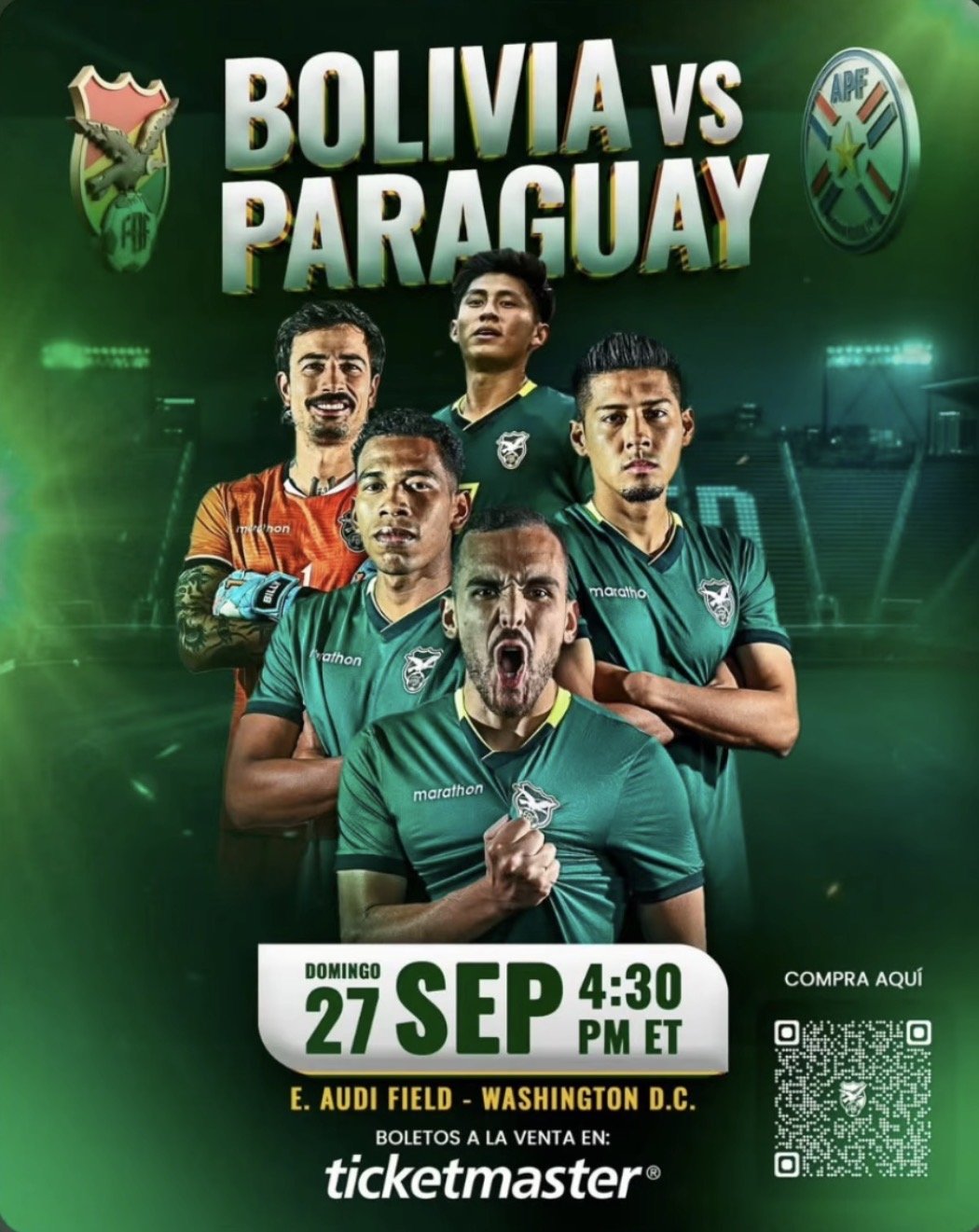 Bolivia vs. Paraguay