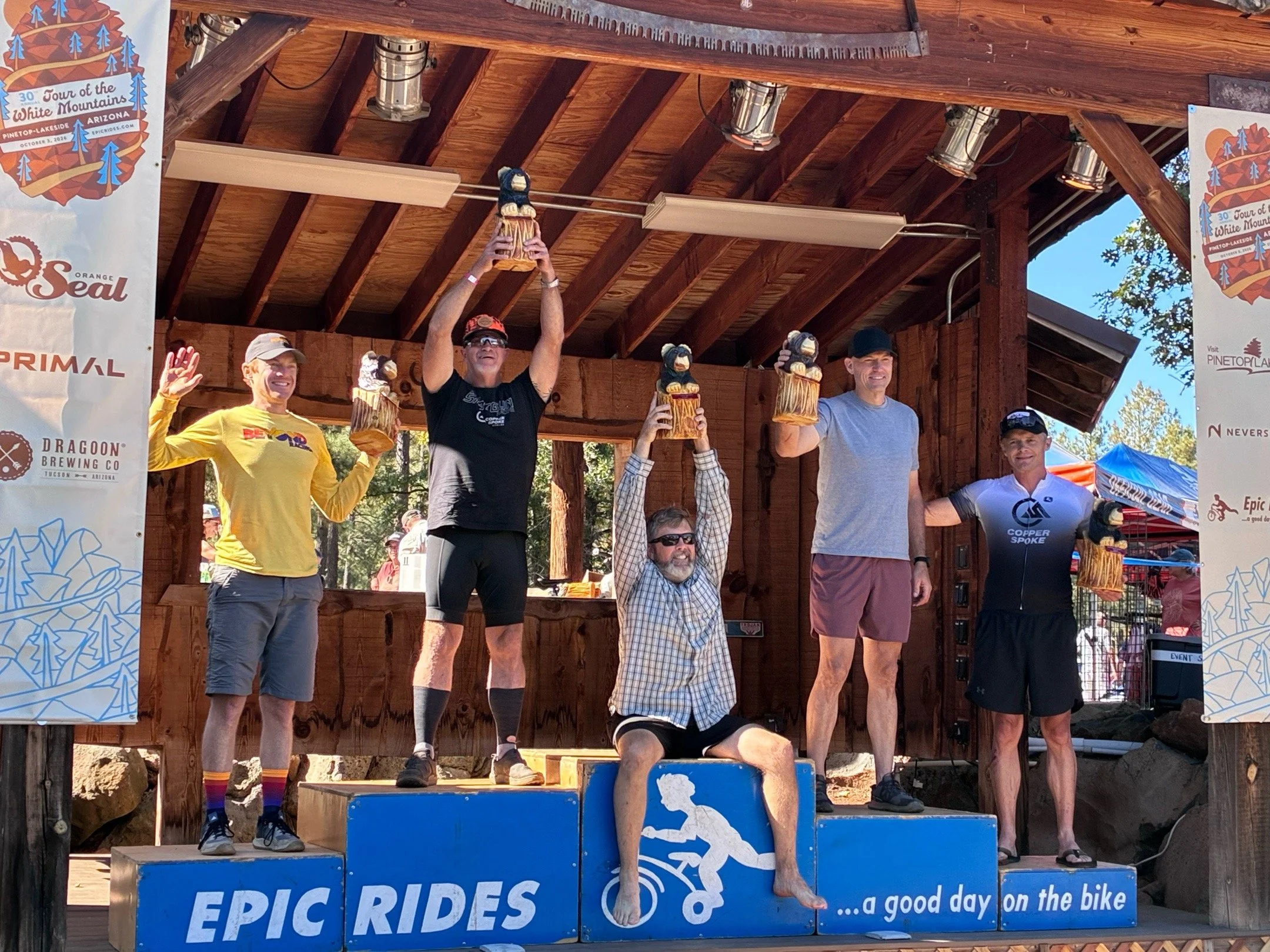  Parents got in the action as well!  Kent Heli on the podium! 