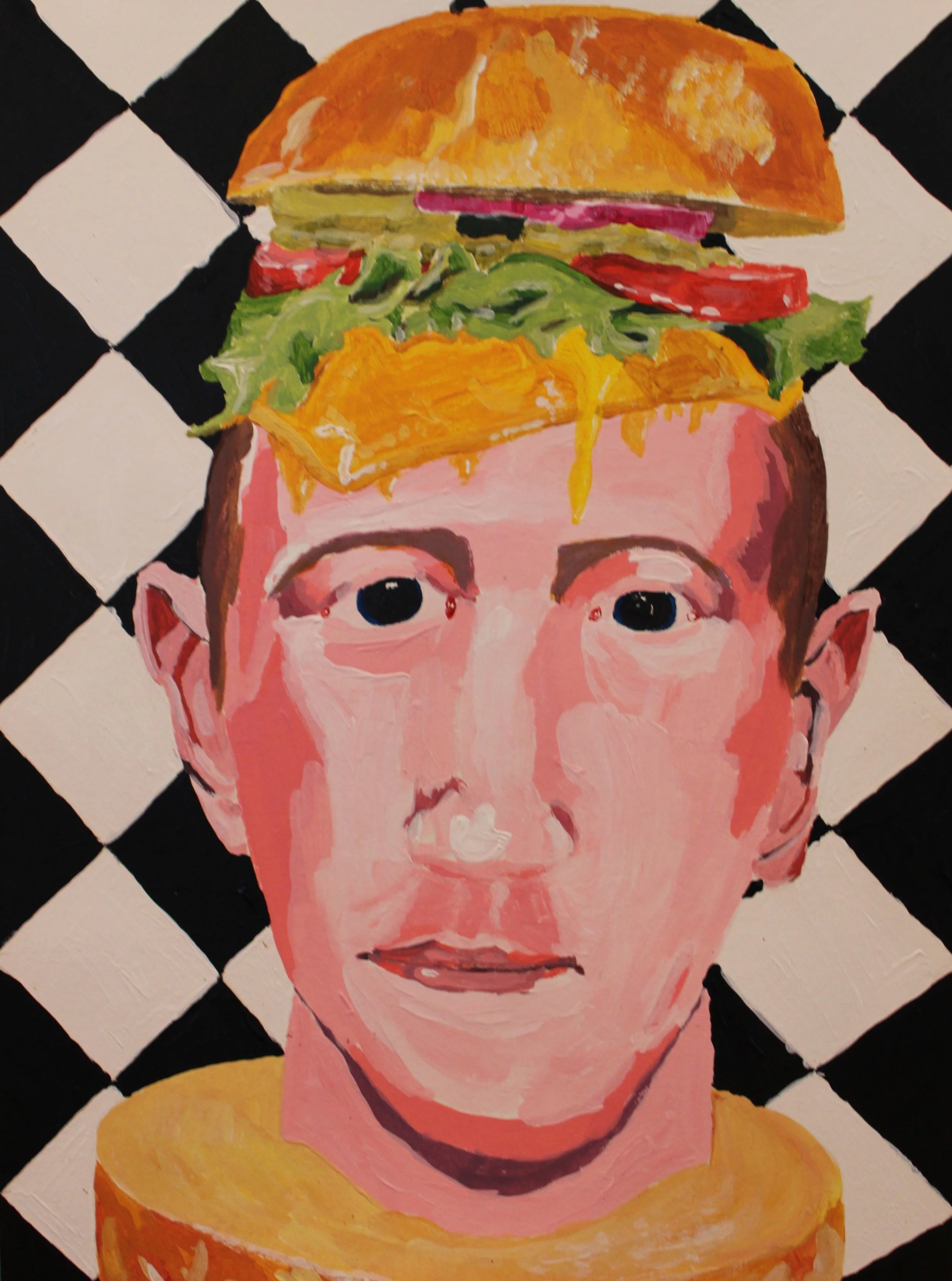 Zuckerburger Print on 12x16 Archival Matte Fine Art Paper