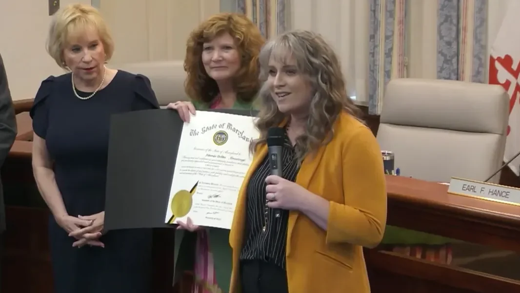 Amanda Dolina Sworn In As Calvert County Treasurer