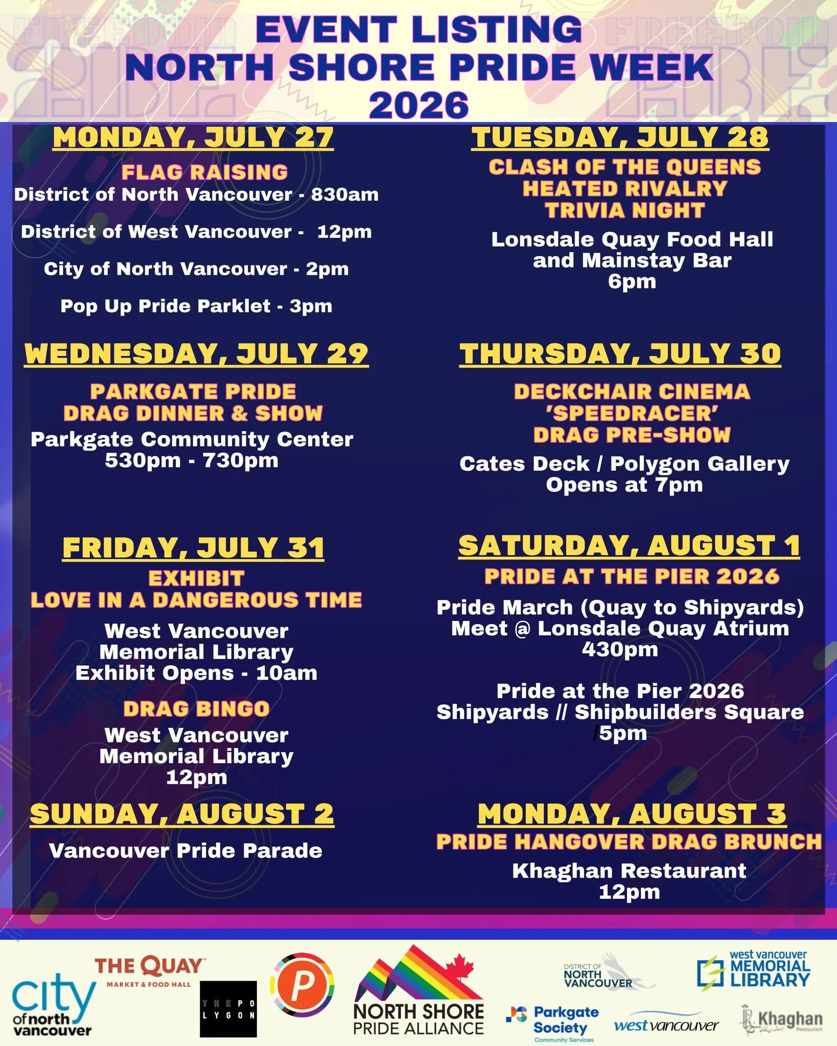 North Shore Pride Week