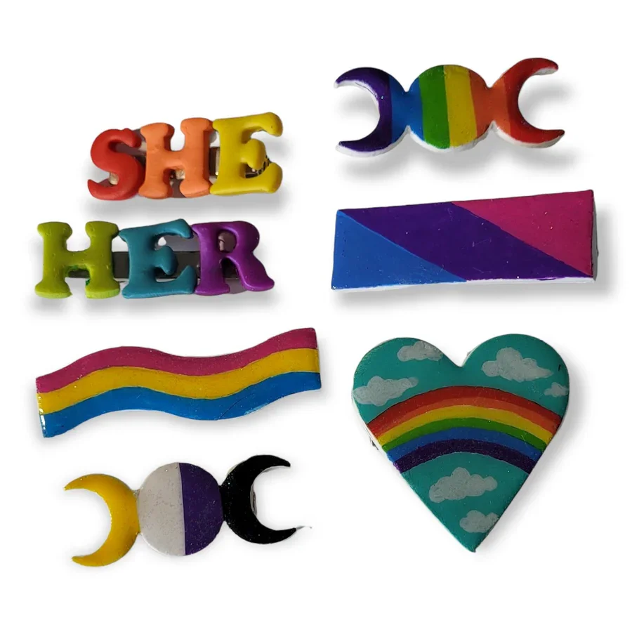 Hair Accessories from the Crafty Queer