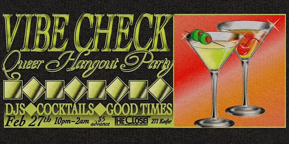 Vibe Check ~ Queer Hangout Party