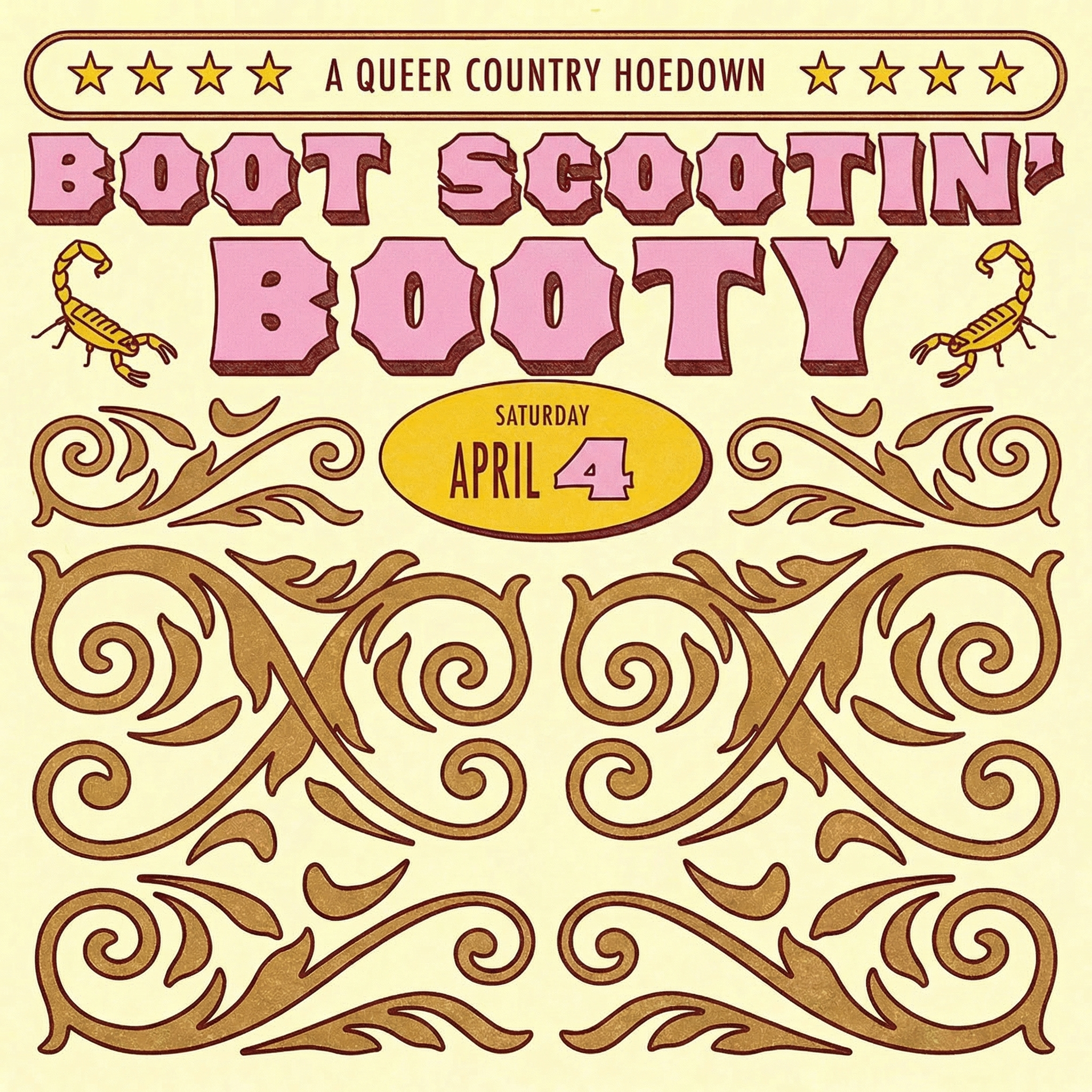 Boot Scootin’ Booty - A Queer Country Hoedown