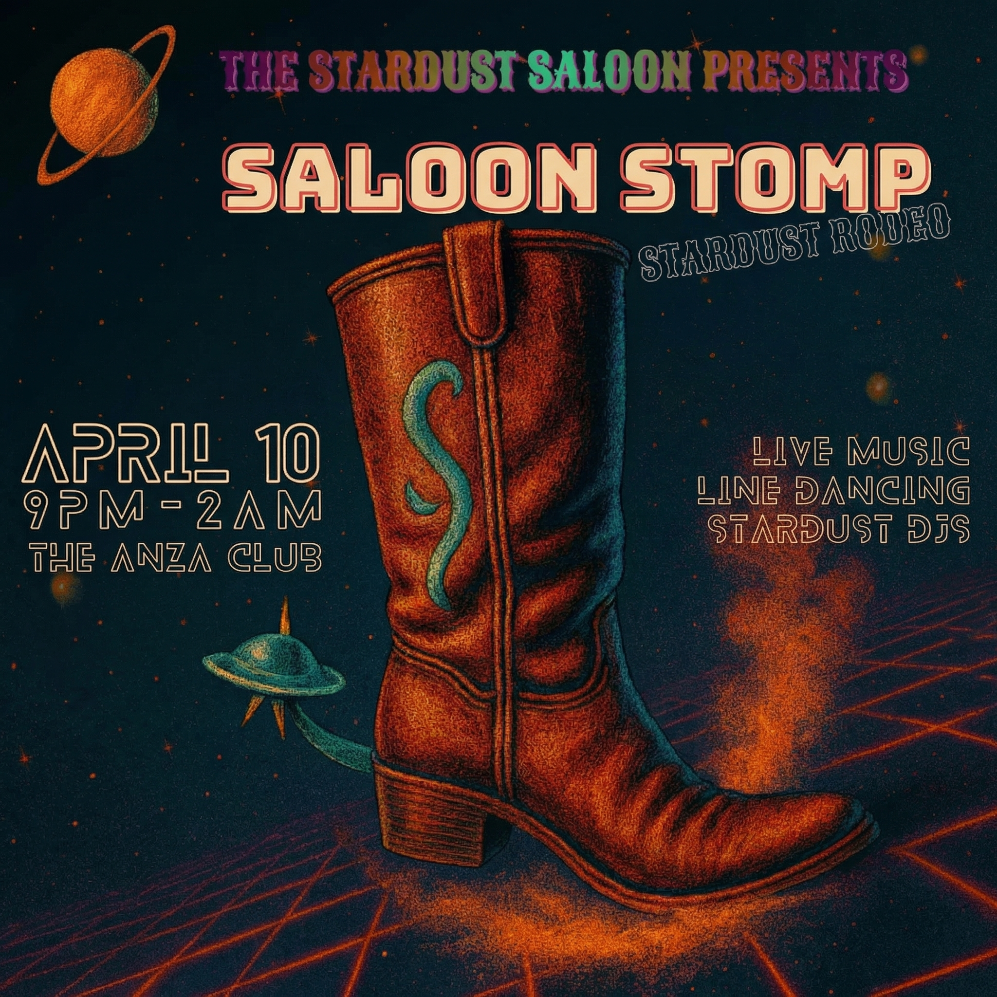 Saloon Stomp: A Stardust Rodeo at the ANZA!