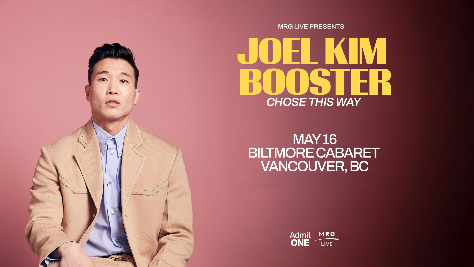 Joel Kim Booster : Chose This Way