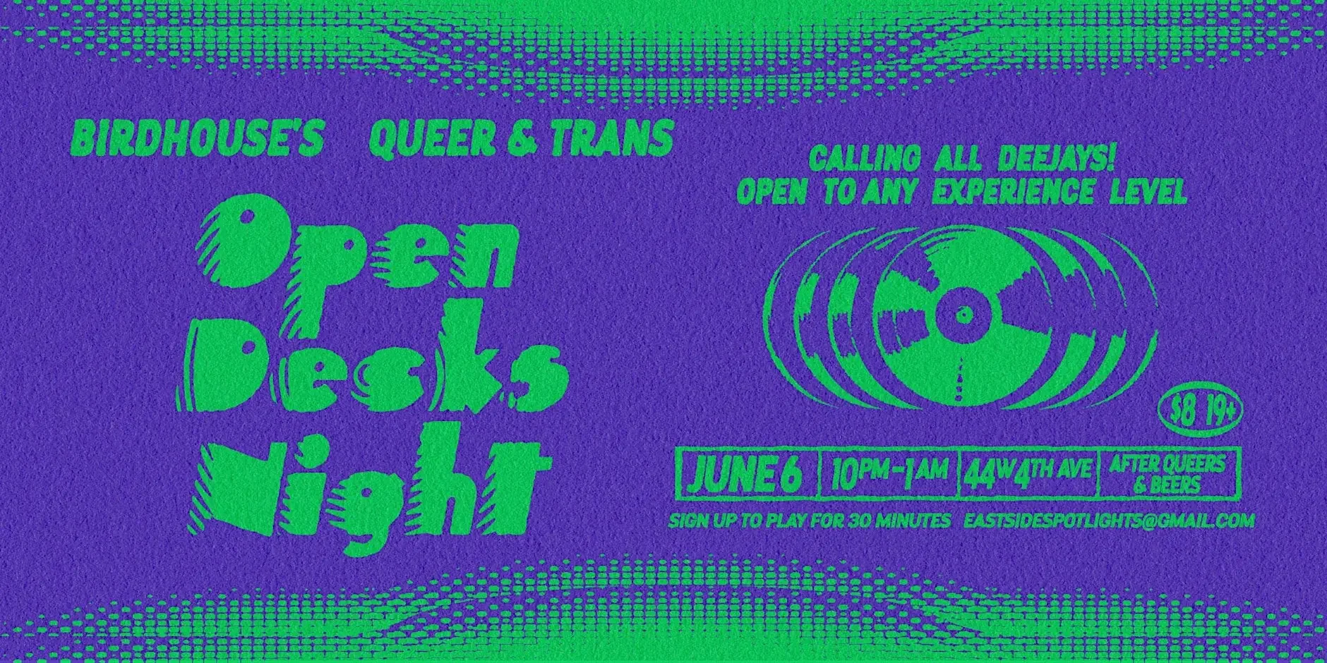 Queer Open Decks DJ Night // Queers &amp; Beers After Party