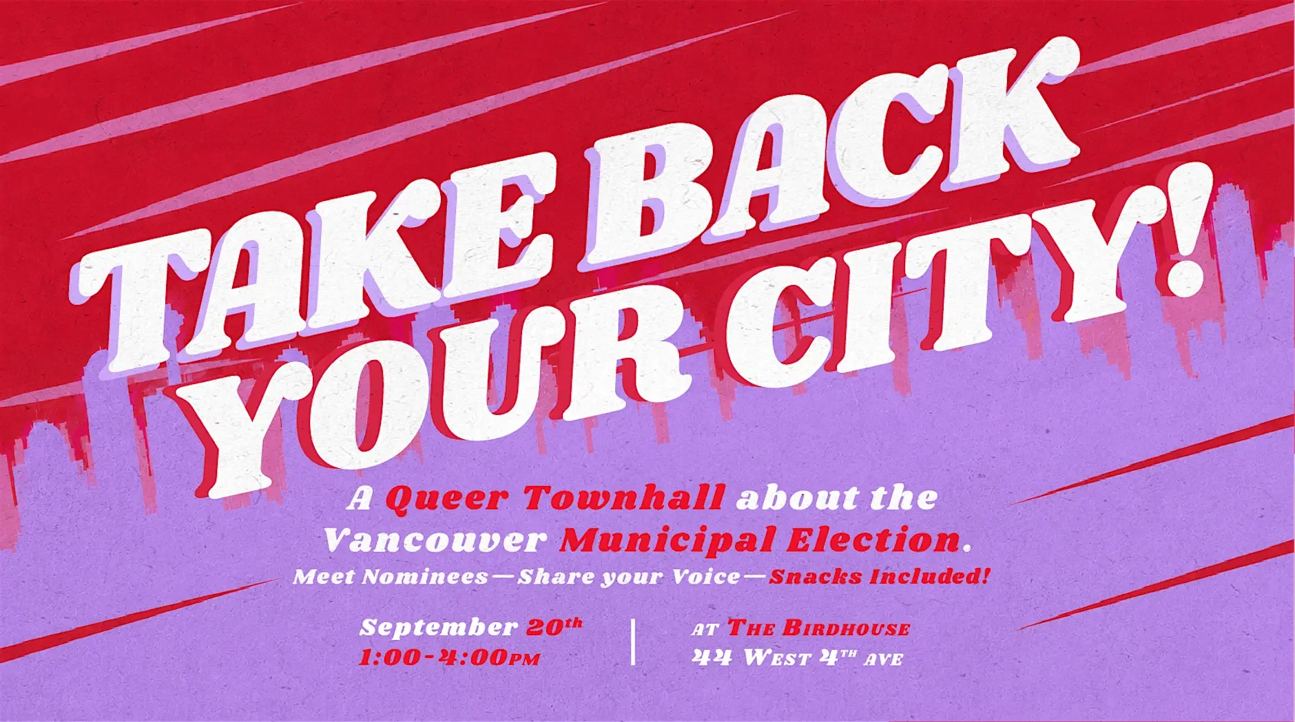 Take Back Your City - Queer Townhall