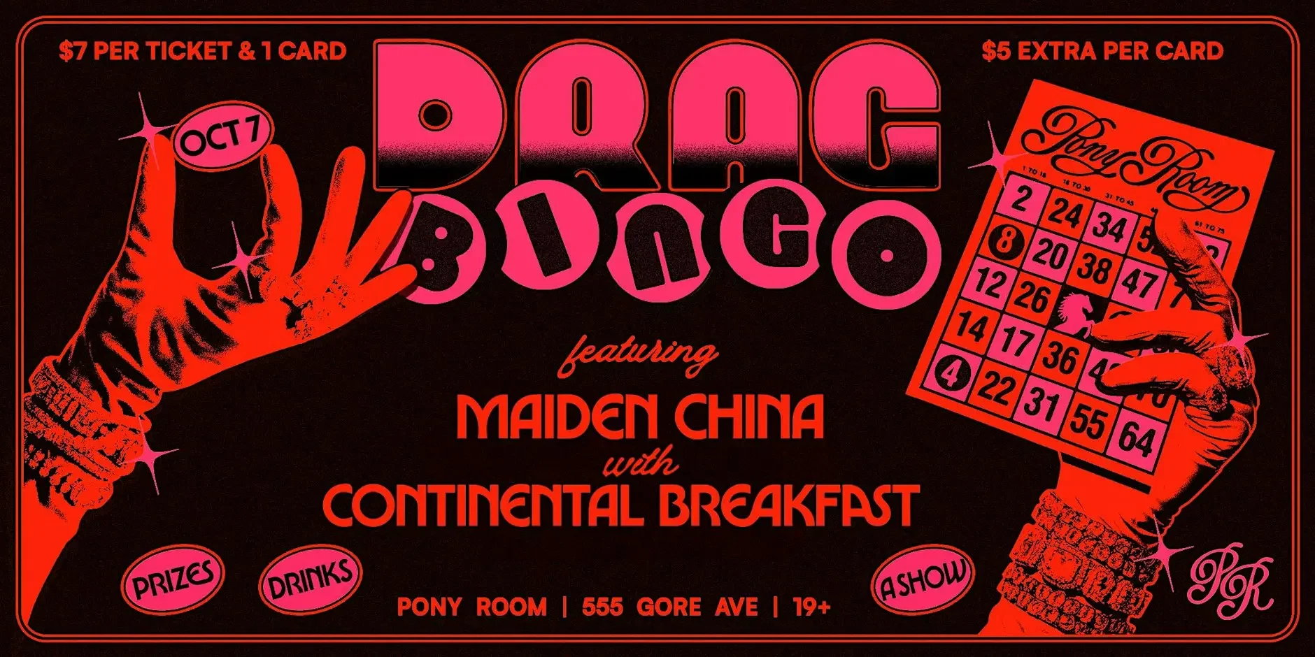 Drag Bingo ~ At The Pony Room