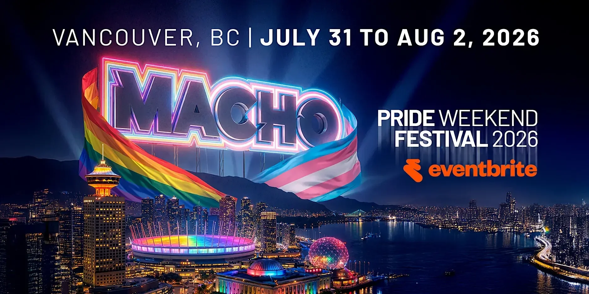 MACHO Weekend 2026, Vancouver Pride.