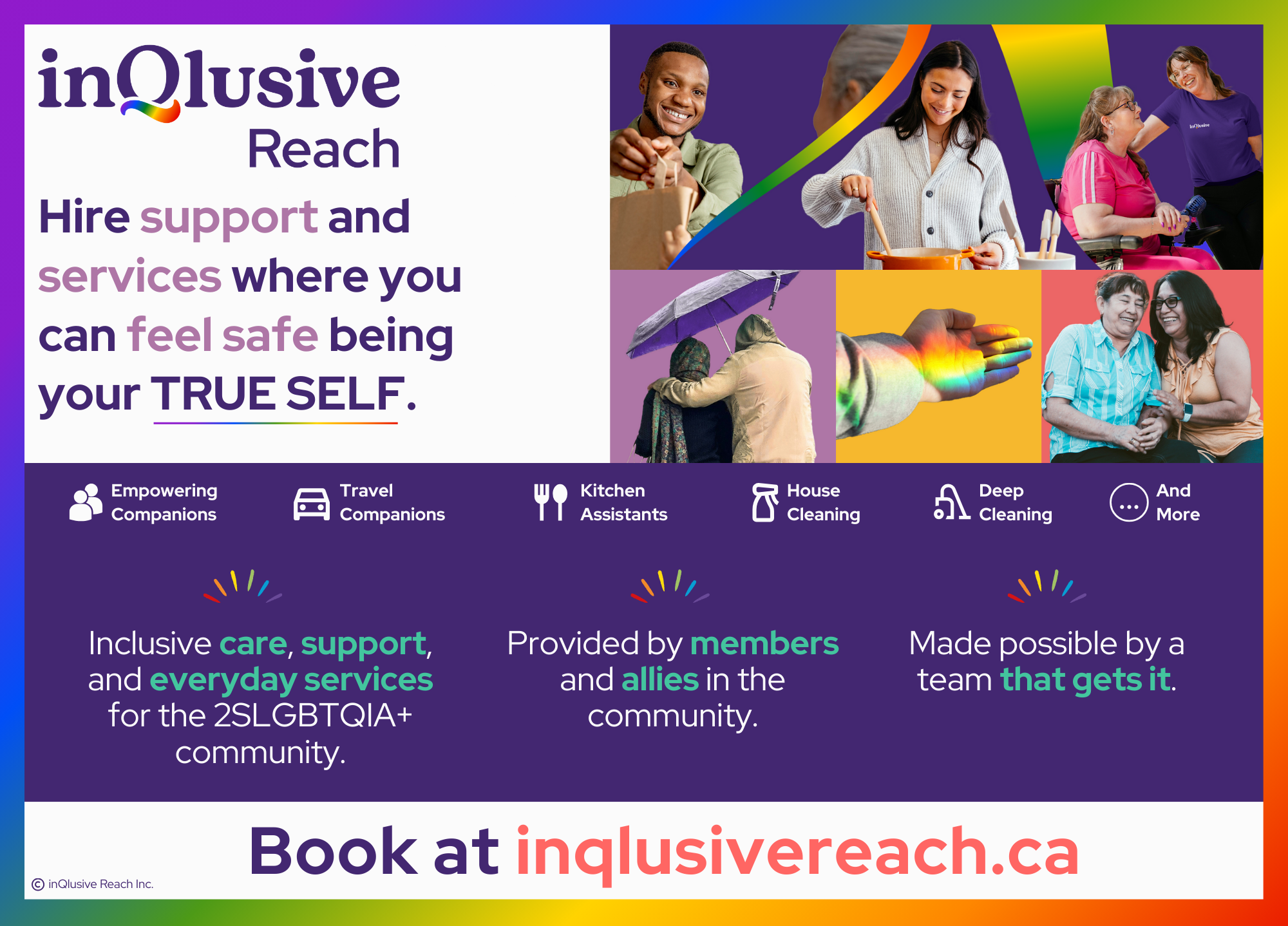 Community Care that Celebrates the TRUE You: inQlusive Reach 