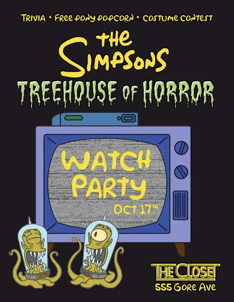Treehouse of Horror Watch Party