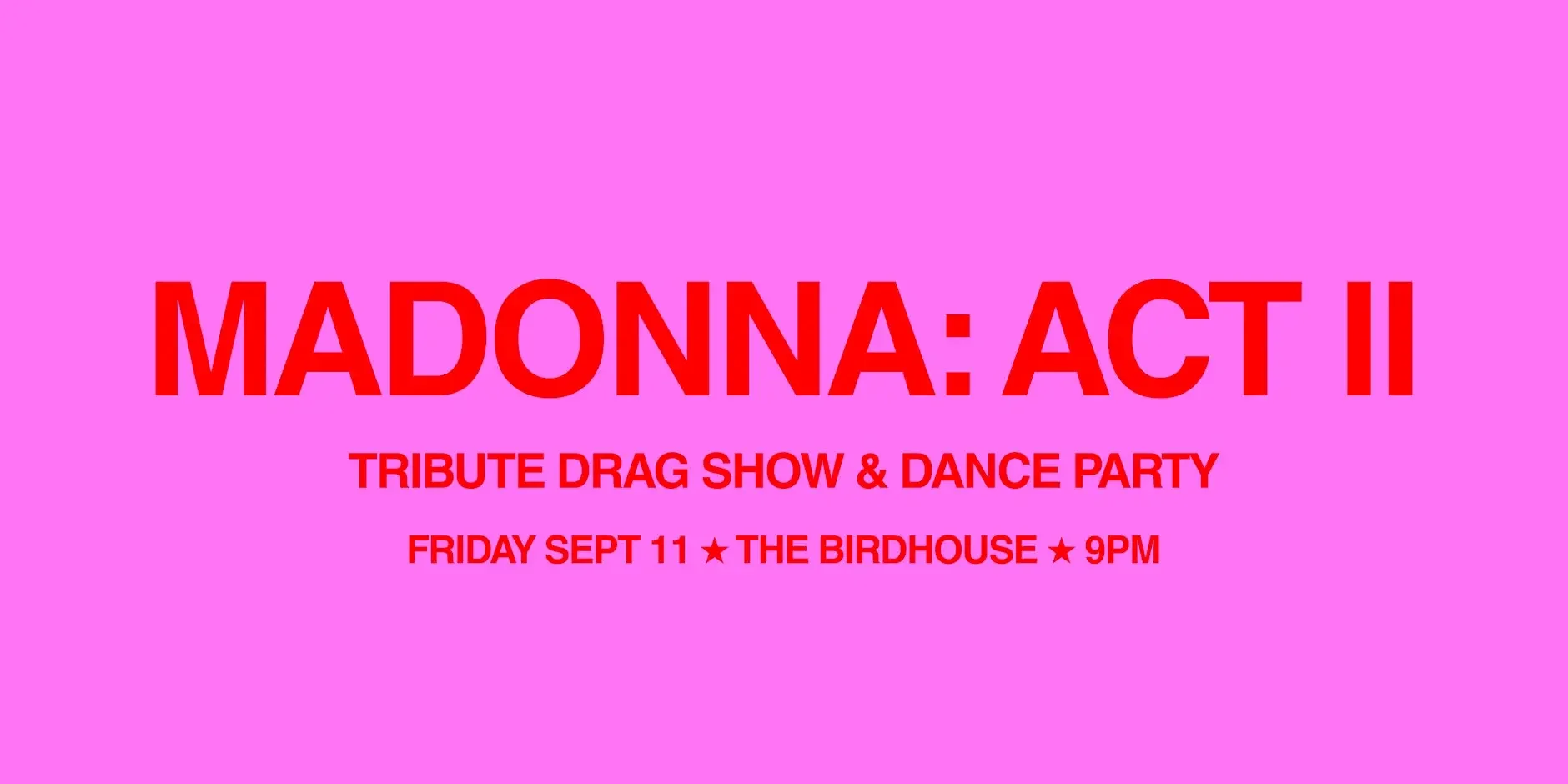 Madonna: Act II