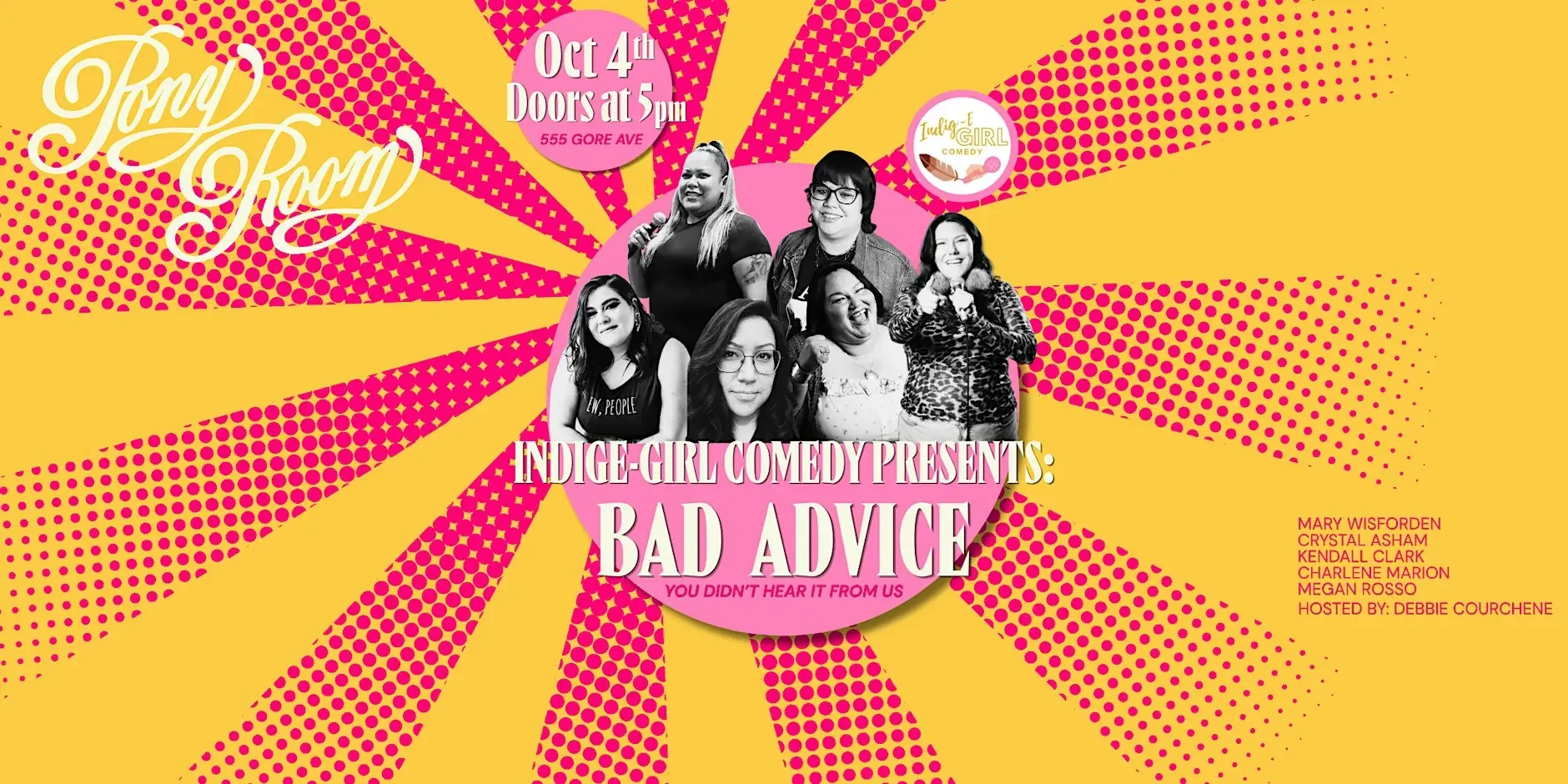IndigE-girl Comedy presents: Bad Advice