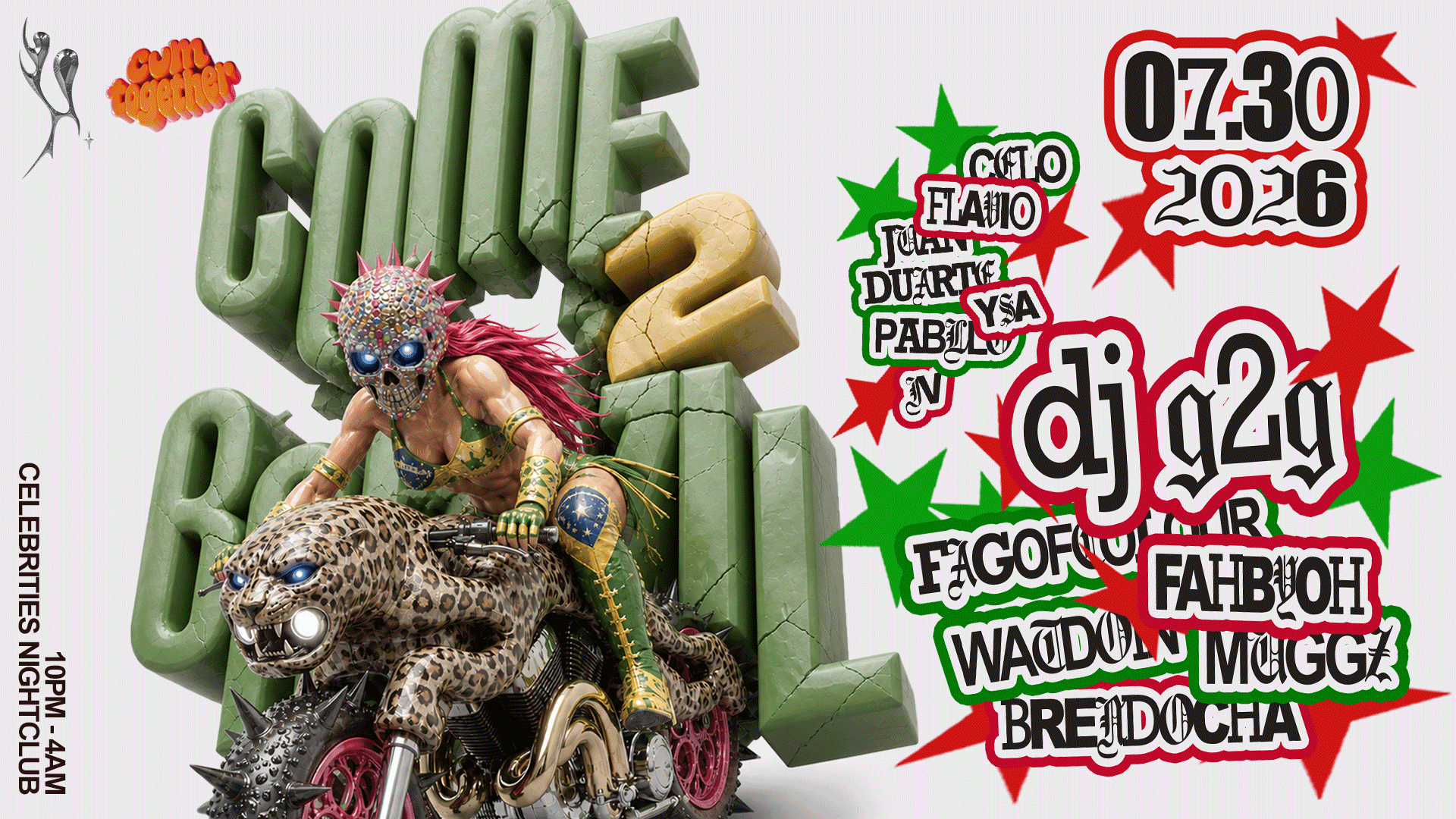 dj g2g x Come 2 Brazil