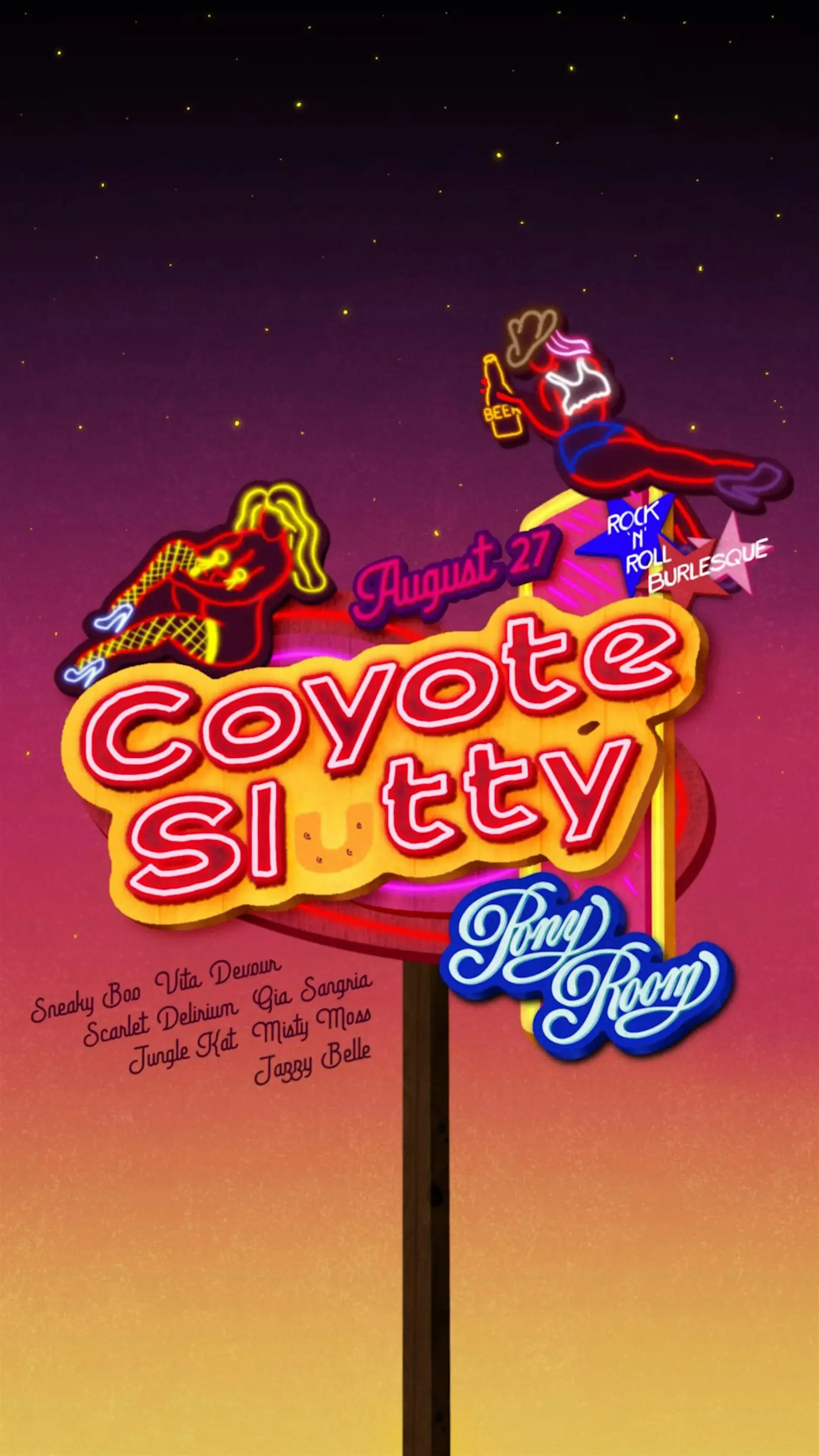 Coyote Sl*tty ~ Rock n Roll Burlesque!