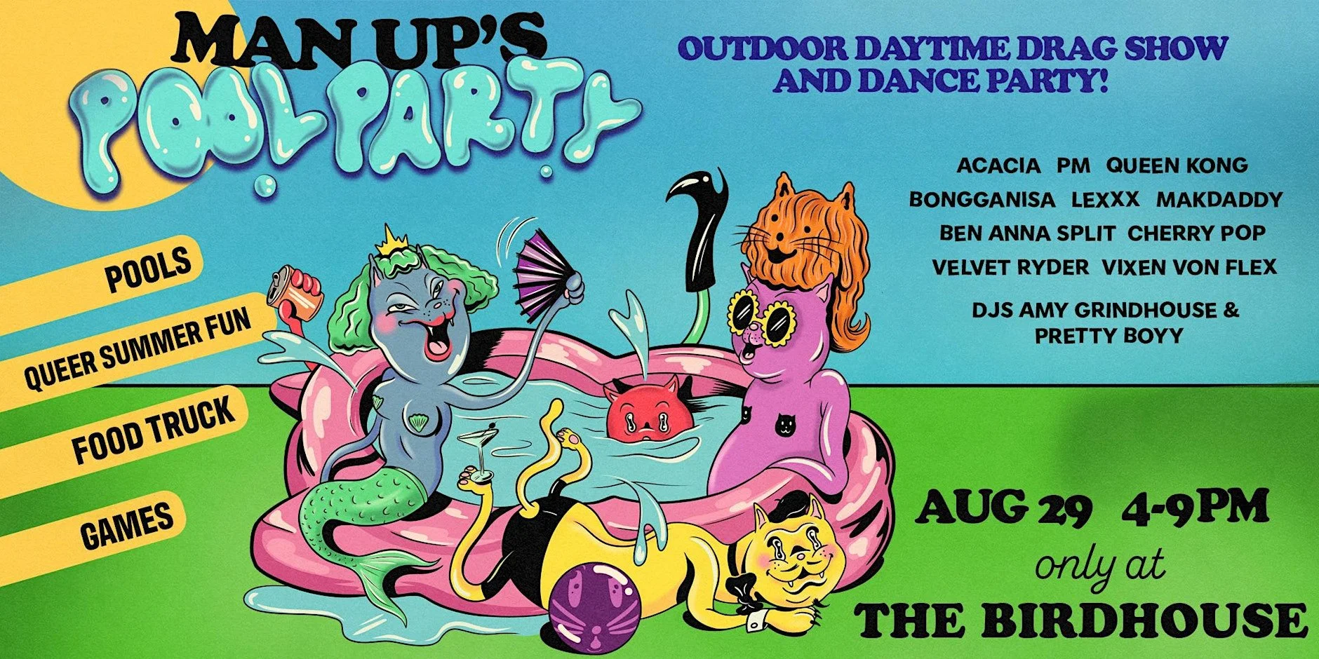 Man Up's Pool Party