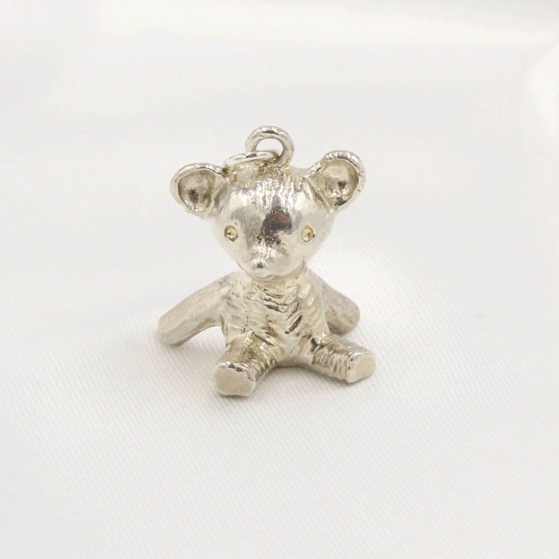 Vintage Sterling Silver Teddy Bear Charm
