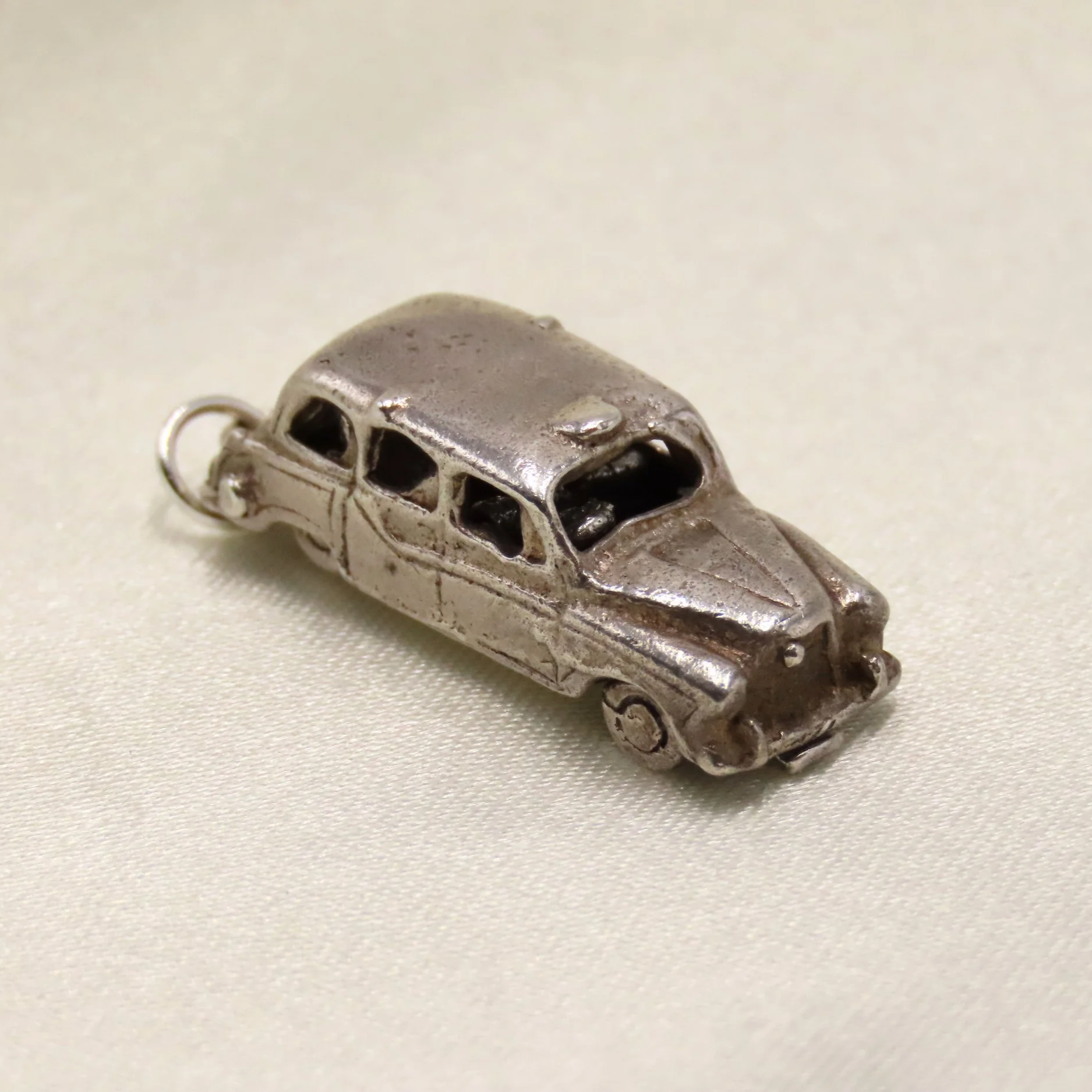 Silver Opening Car Charm