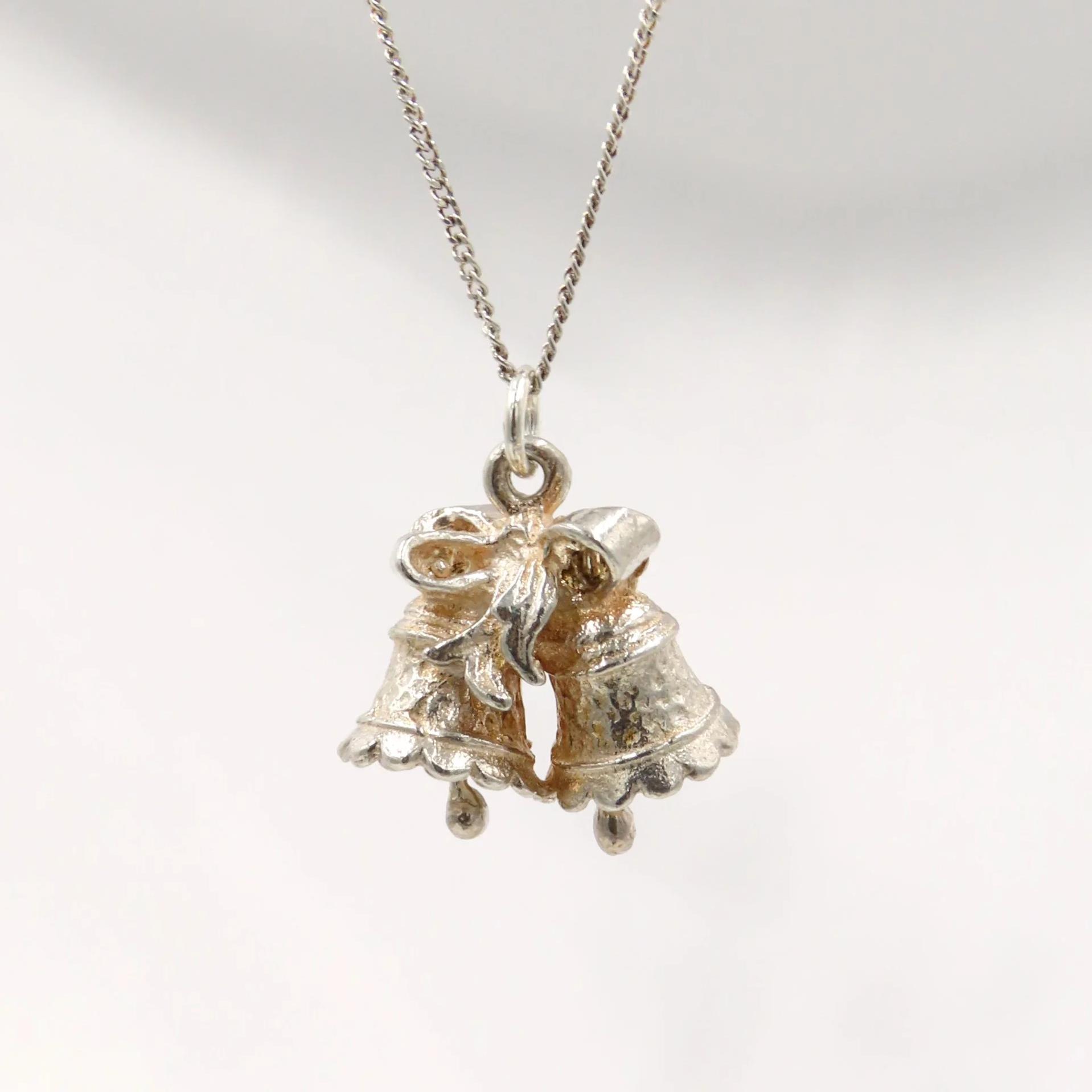 Silver Wedding Bells Charm