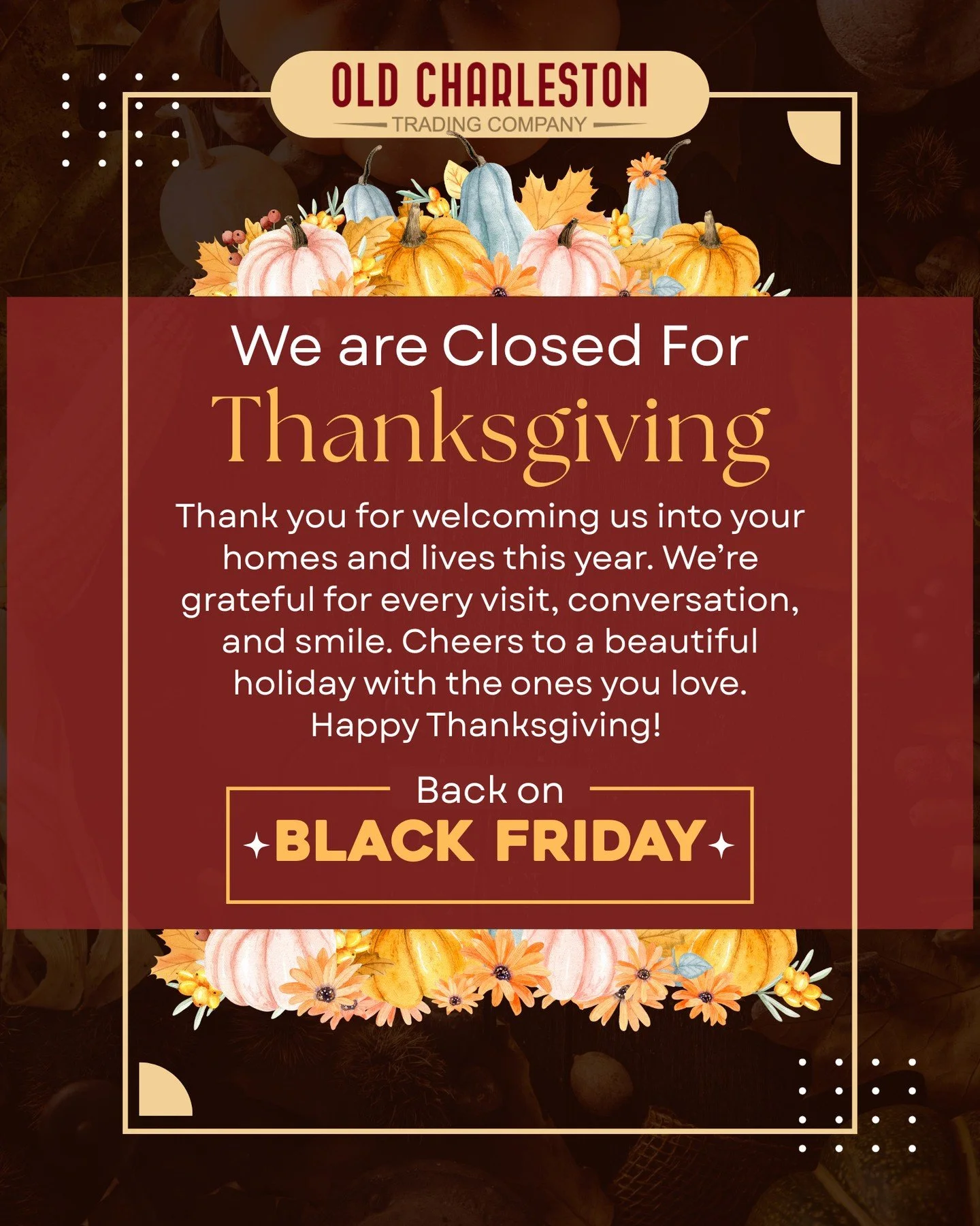 In the spirit of shameful-but-delightful plugs&hellip; ⁠
👉𝐎𝐮𝐫 𝐁𝐥𝐚𝐜𝐤 𝐅𝐫𝐢𝐝𝐚𝐲 𝐒𝐚𝐥𝐞 𝐤𝐢𝐜𝐤𝐬 𝐨𝐟𝐟 𝐭𝐡𝐢𝐬 𝐅𝐫𝐢𝐝𝐚𝐲, 𝟏𝟏/𝟐𝟖, 𝐚𝐭 𝟏𝟎𝐀𝐌! ⁠
 ⁠
If your table feels a little crowded today, or your sideboard is groaning under