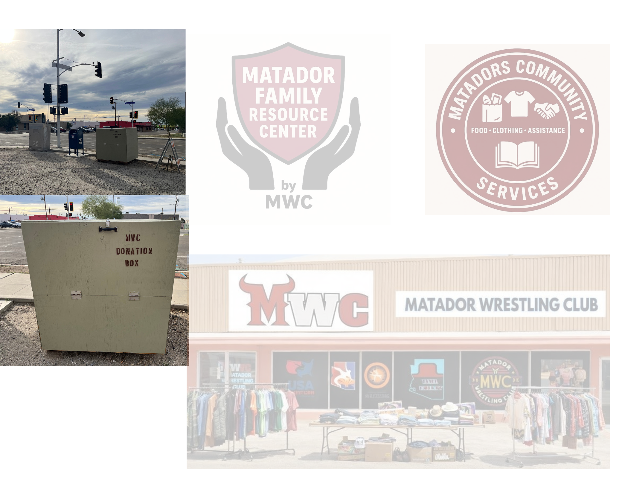 Matador Wrestling Club community service and outreach