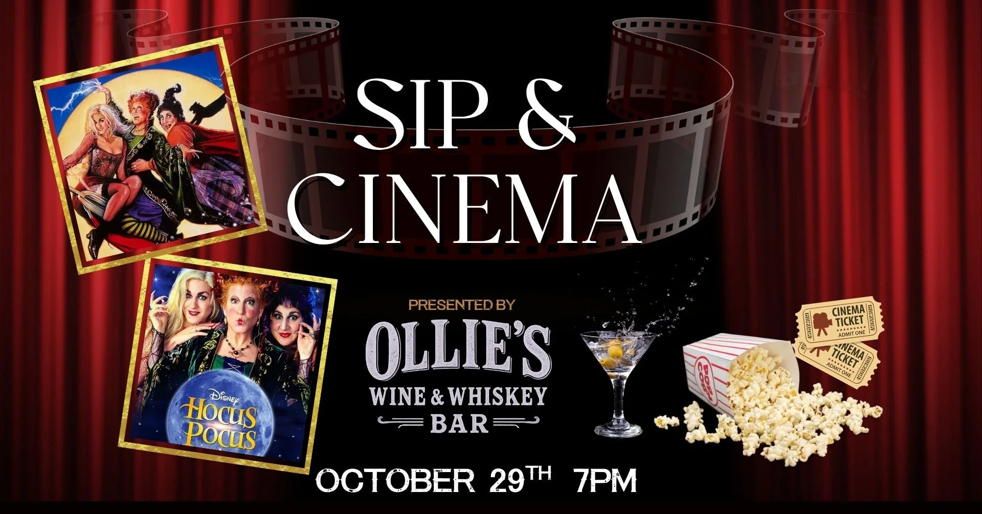 Sip &amp; Cinema - Hocus Pocus
