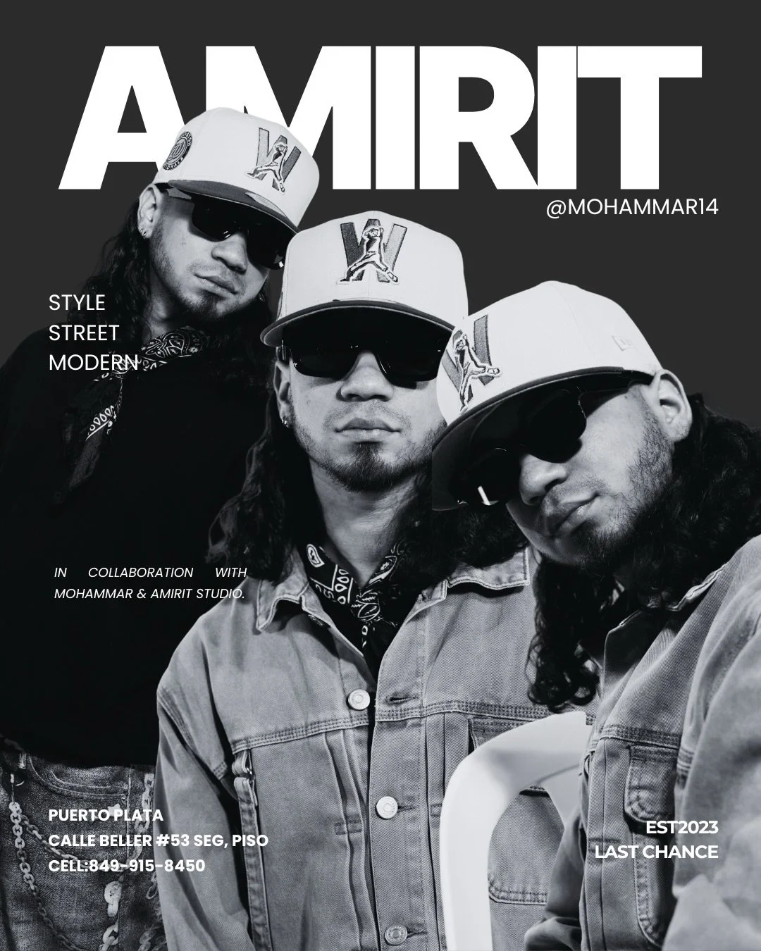 La calle entra al estudio.
El movimiento se vuelve editorial.
La actitud habla sin ruido.

@amiritstudiord &times; @mohammar14 

Modelo: @mohamar14
Fotograf&iacute;a &amp; Direcci&oacute;n Creativa: @amiritstudiord 
@sannel_mercedes @melvisuero 
📍 P