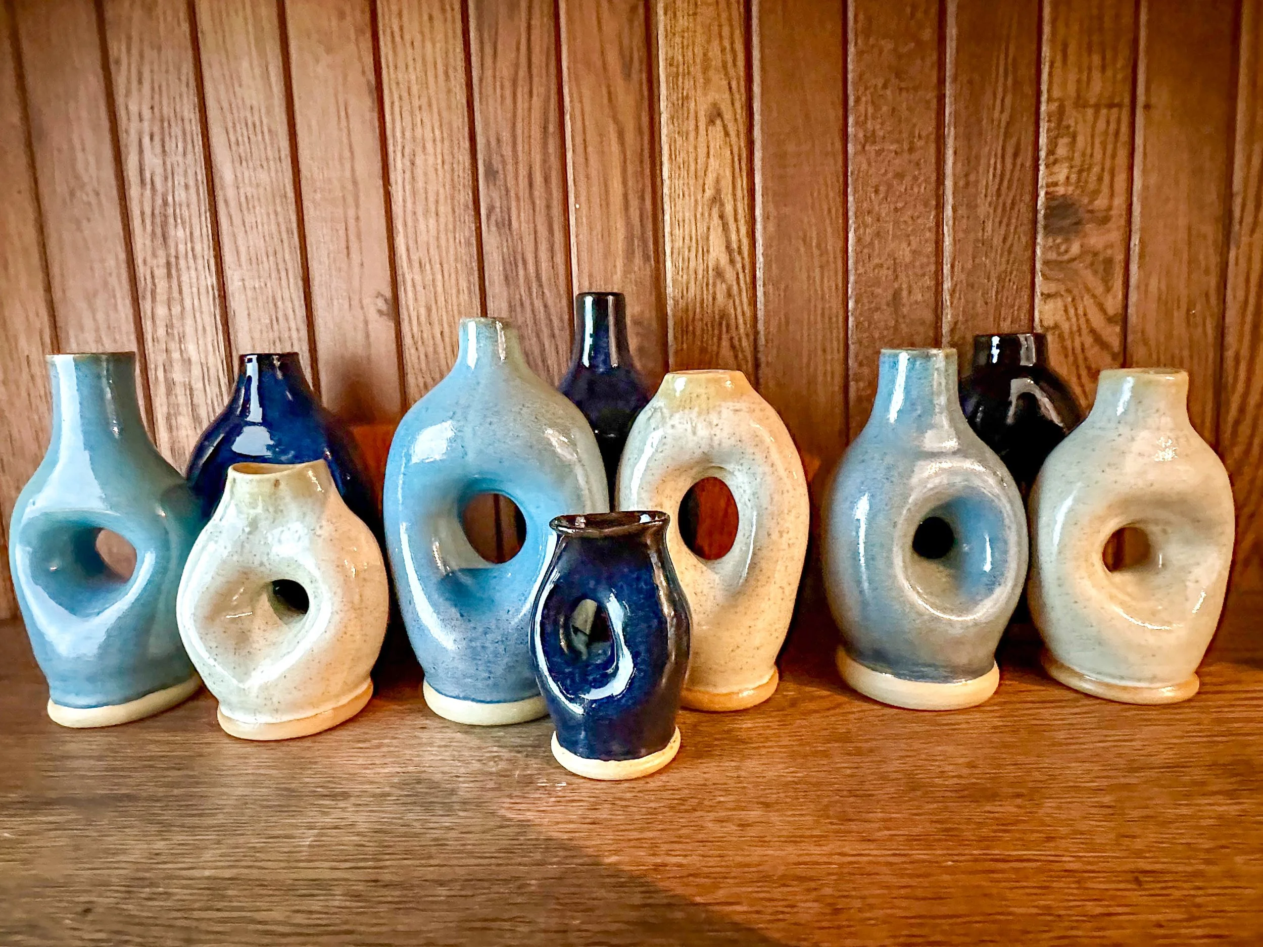 Cutout Bottle Vase
