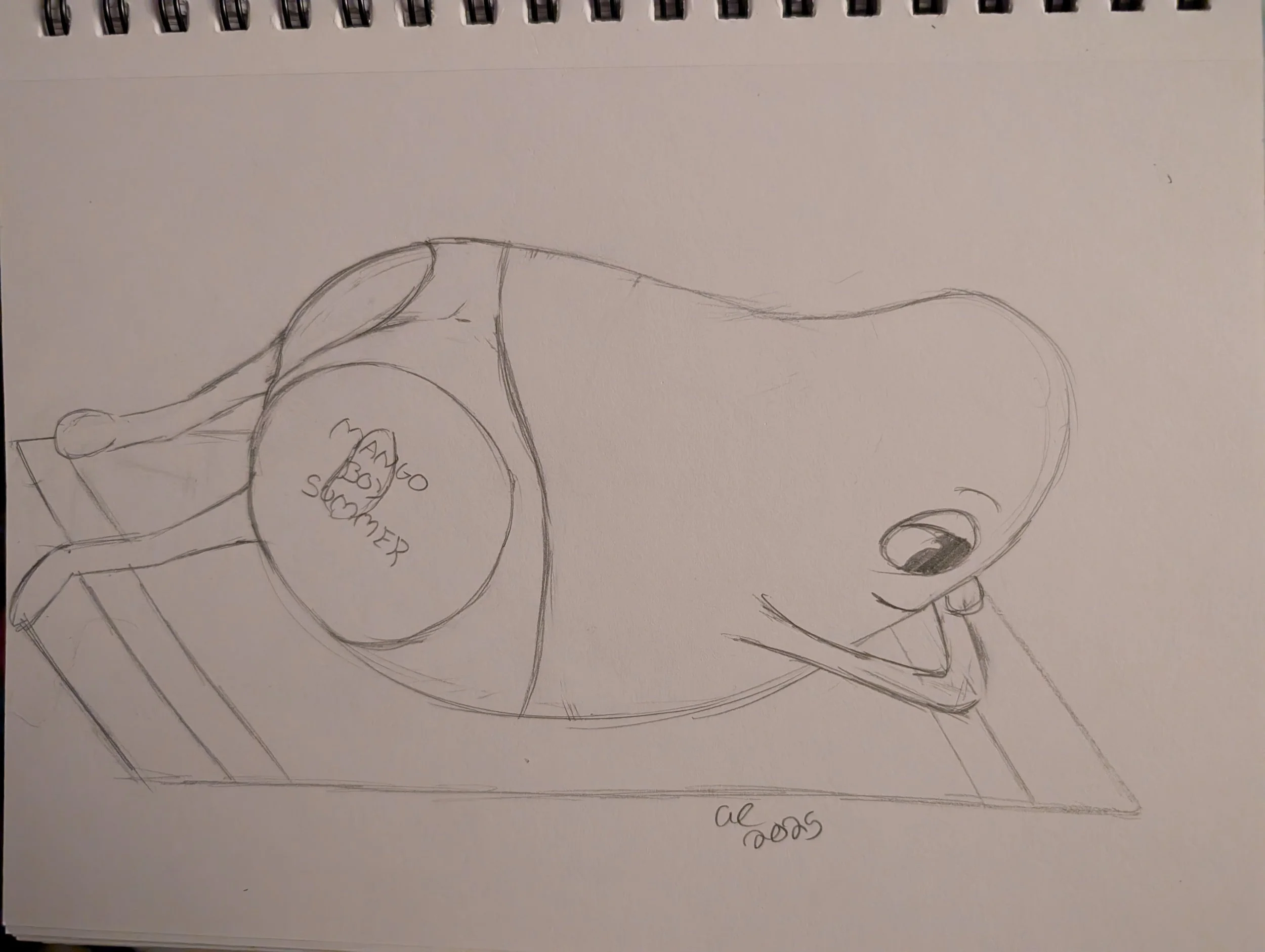 8/3/2025 Today's mango boy, also it's supposed to be a speedo not a thong 😂 my sister was like okay I like it but the thong is such a choice 😂