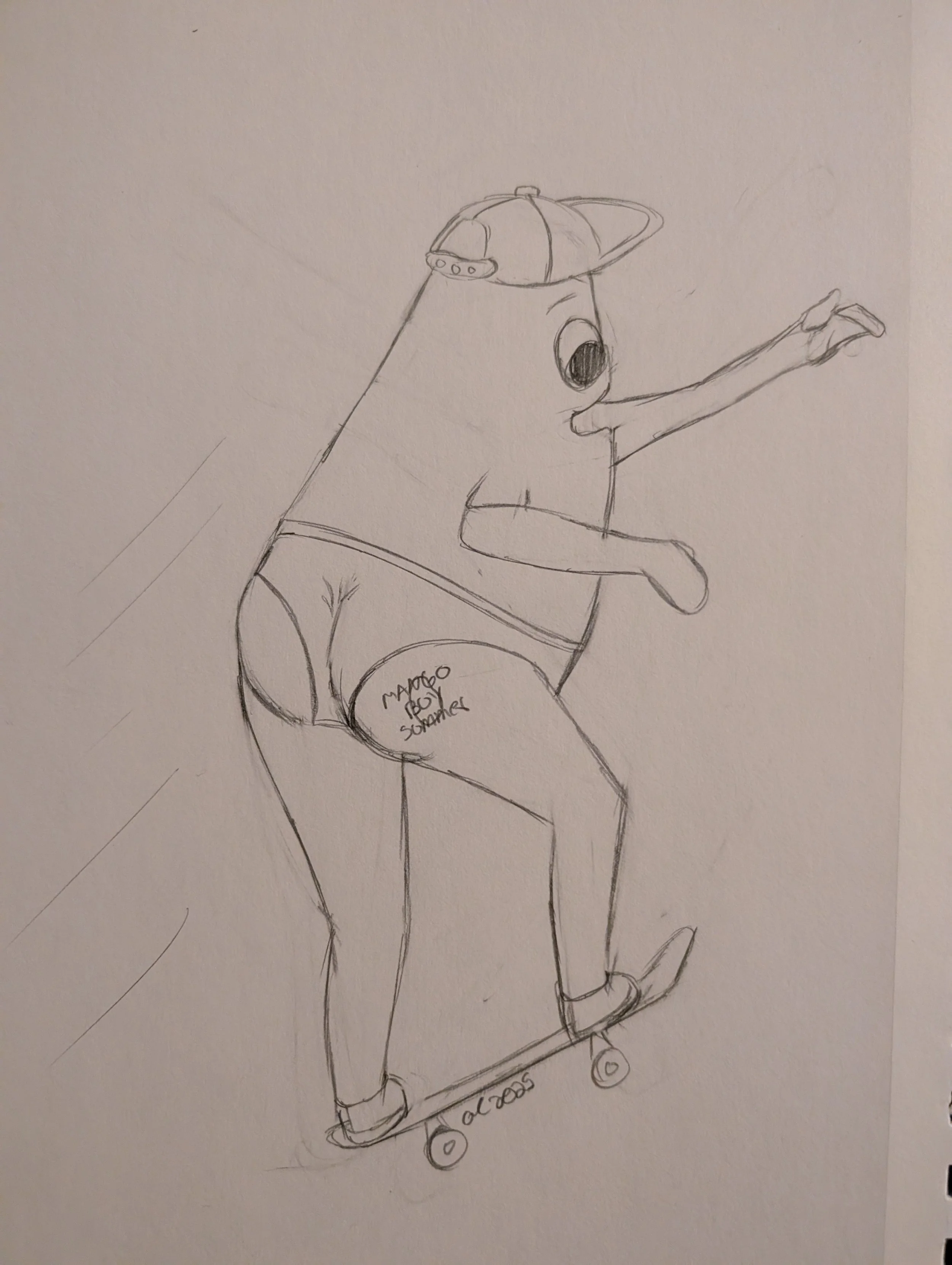 8/17/2025 But can he do a kick flip??